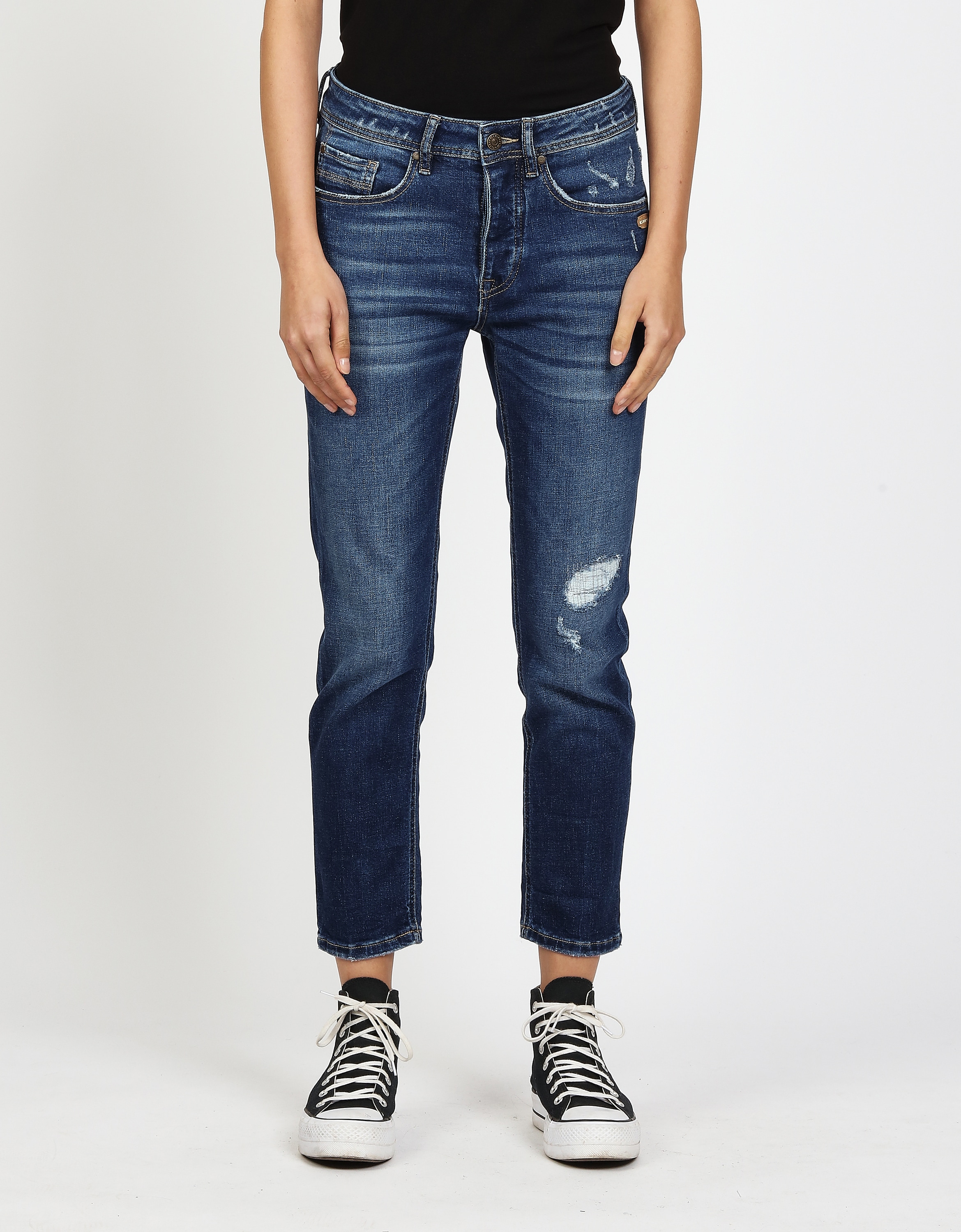 GANG Boyfriend-Jeans "GANG Jeans Boyfriend 94NICA CROPPED" günstig online kaufen