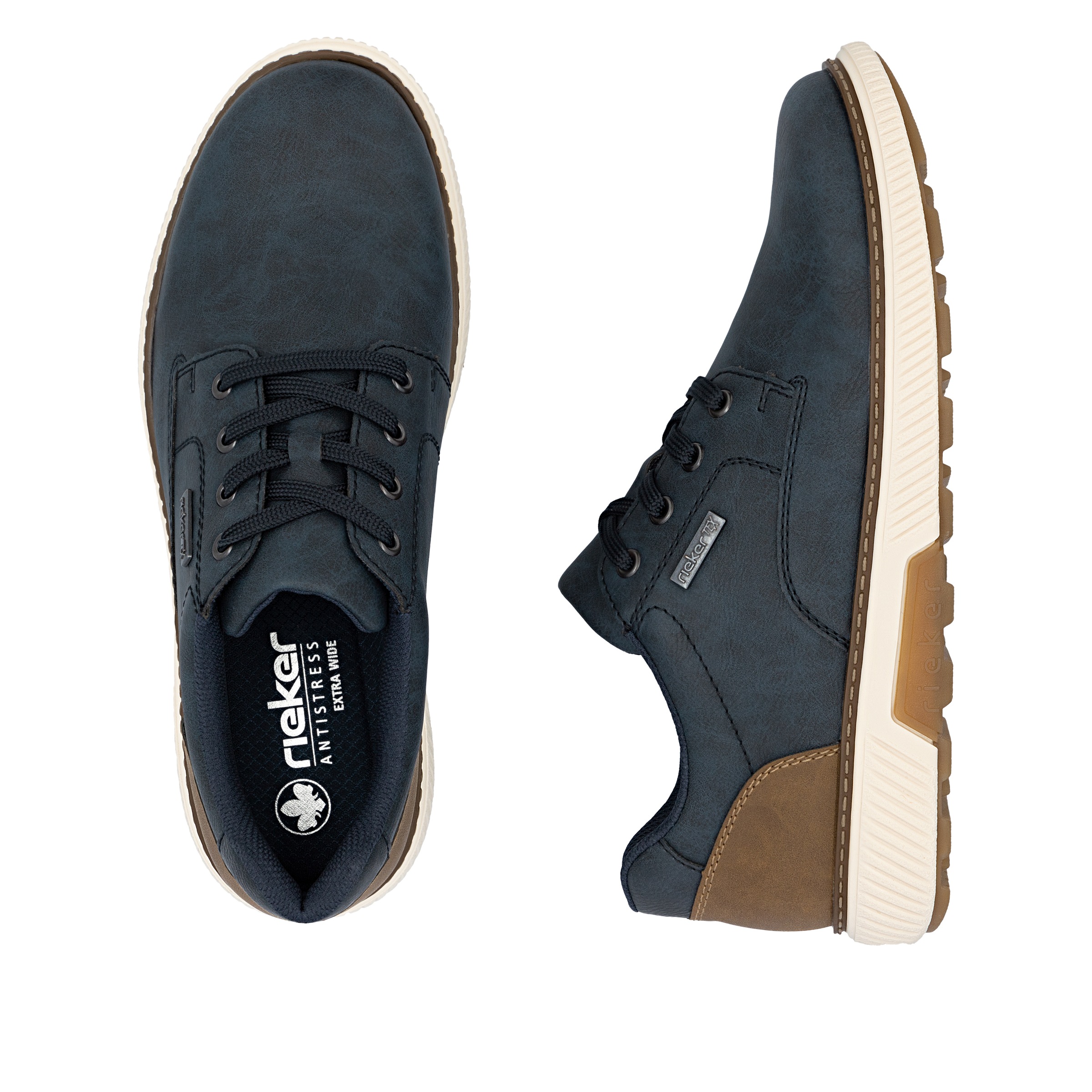 Rieker Sneaker, Halbschuh, Schnürschuh, Casual Sneaker mit weichem Schaftra günstig online kaufen