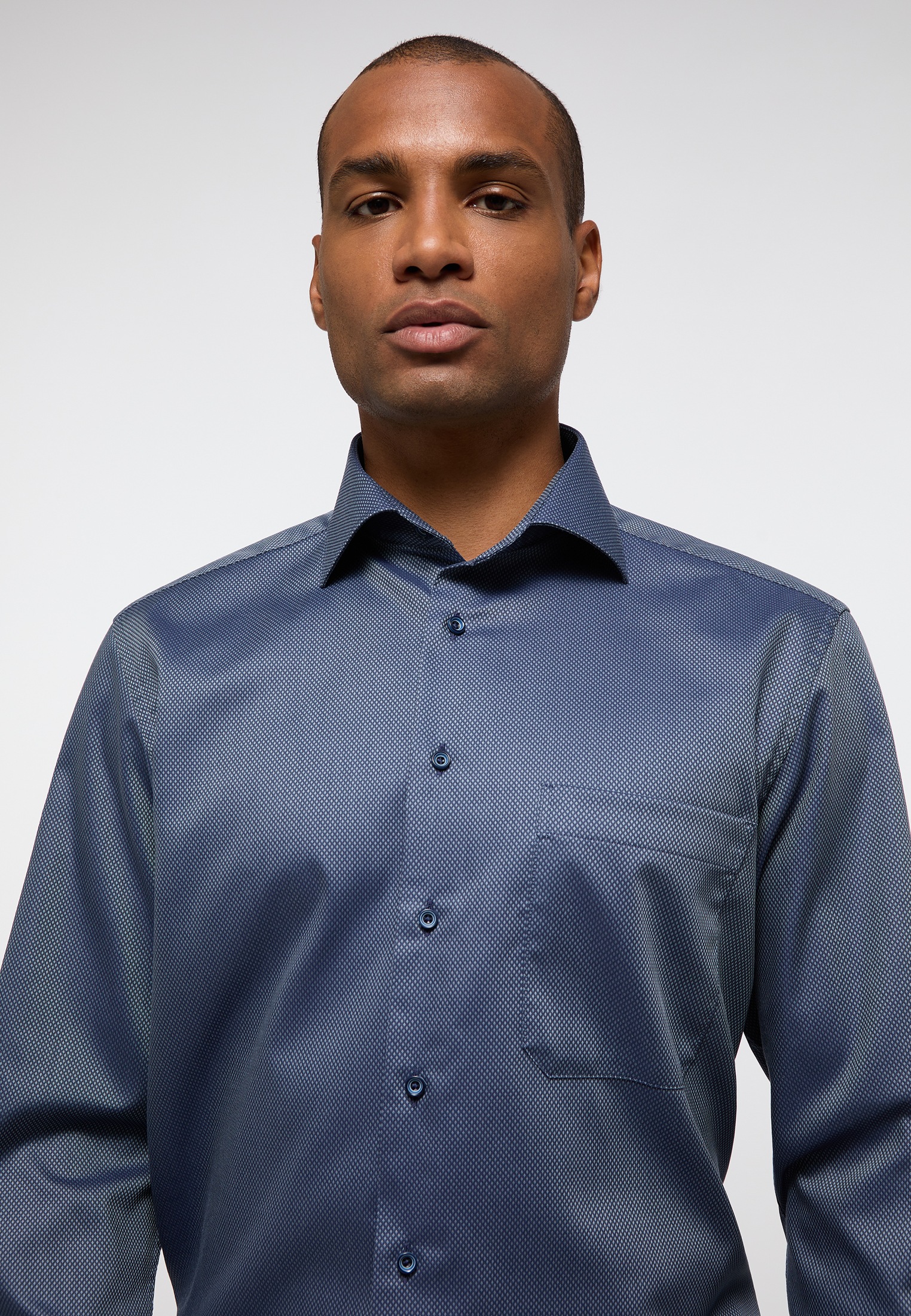 Thumbnail - Eterna Langarmhemd "COMFORT FIT" NON IRON (bügelfrei)