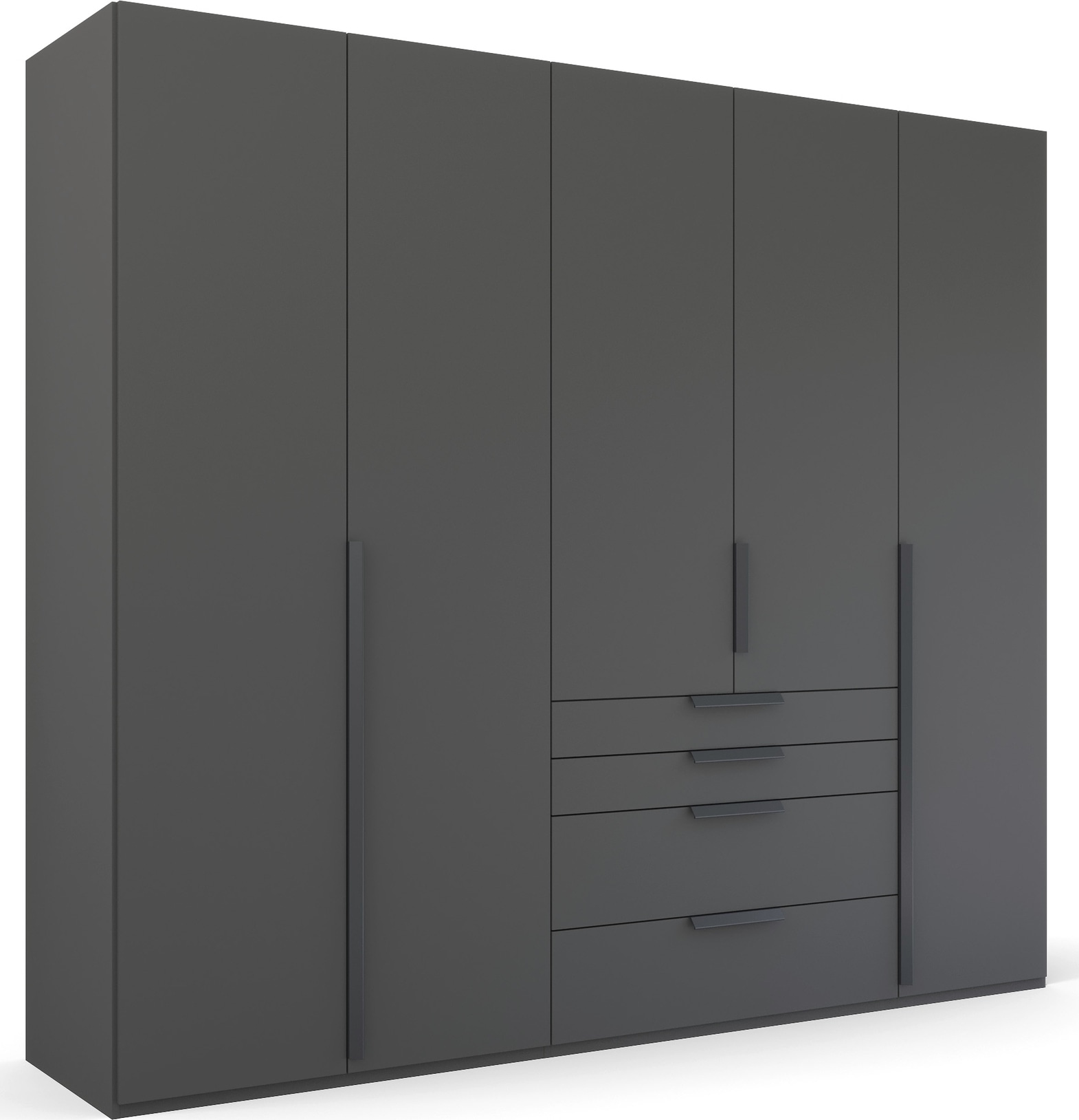 rauch Drehtürenschrank "Kleiderschrank Schrank Garderobe Wäscheschrank PURISMA" in den Breiten 151/201/251/301 cm, inkl. SOFT-CLOSE-FUNKTION, mit Schubladen und umfangreichem Zubehör MADE IN GERMANY