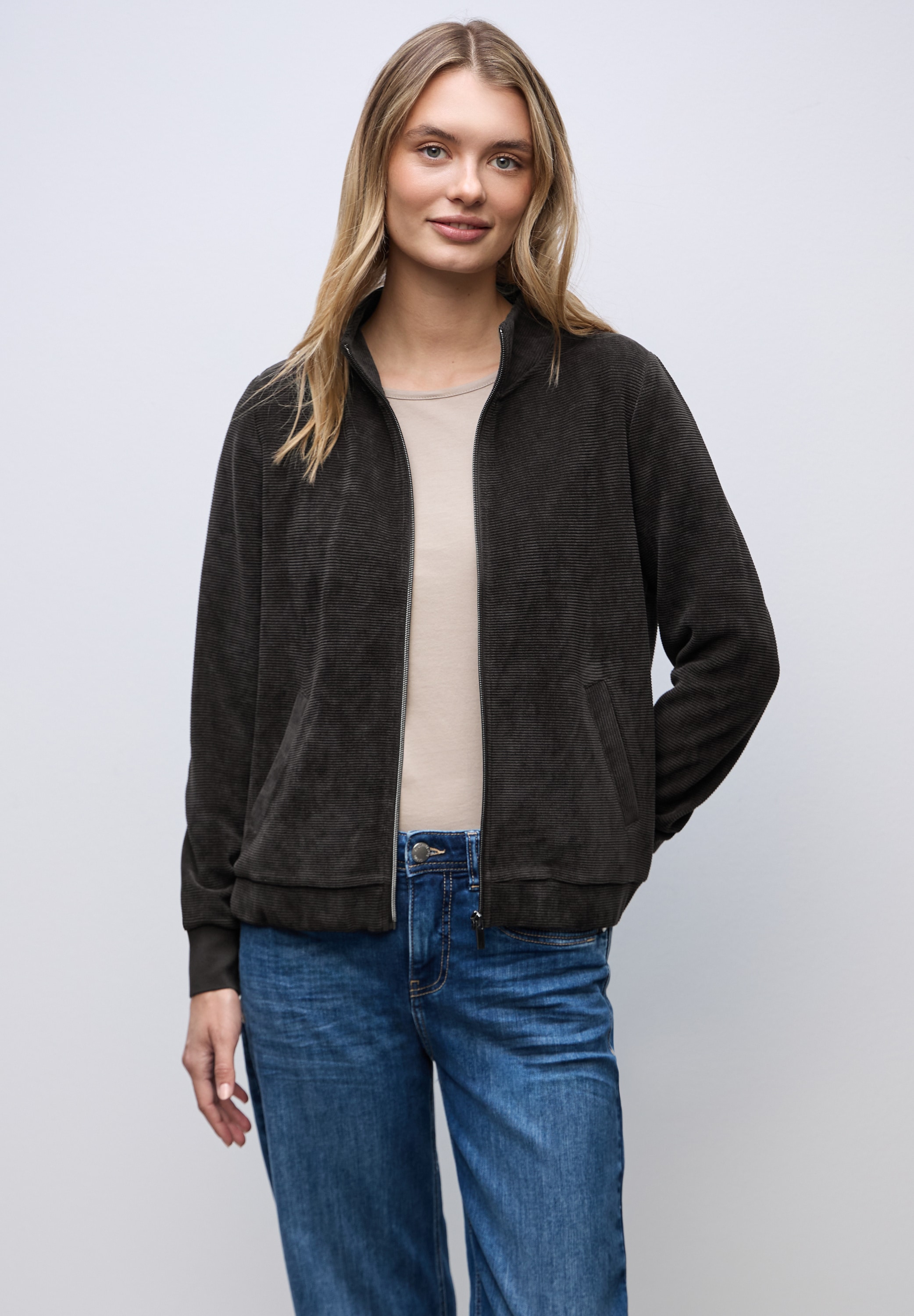 STREET ONE Kurzjacke ohne Kapuze mit Turtleneck günstig online kaufen