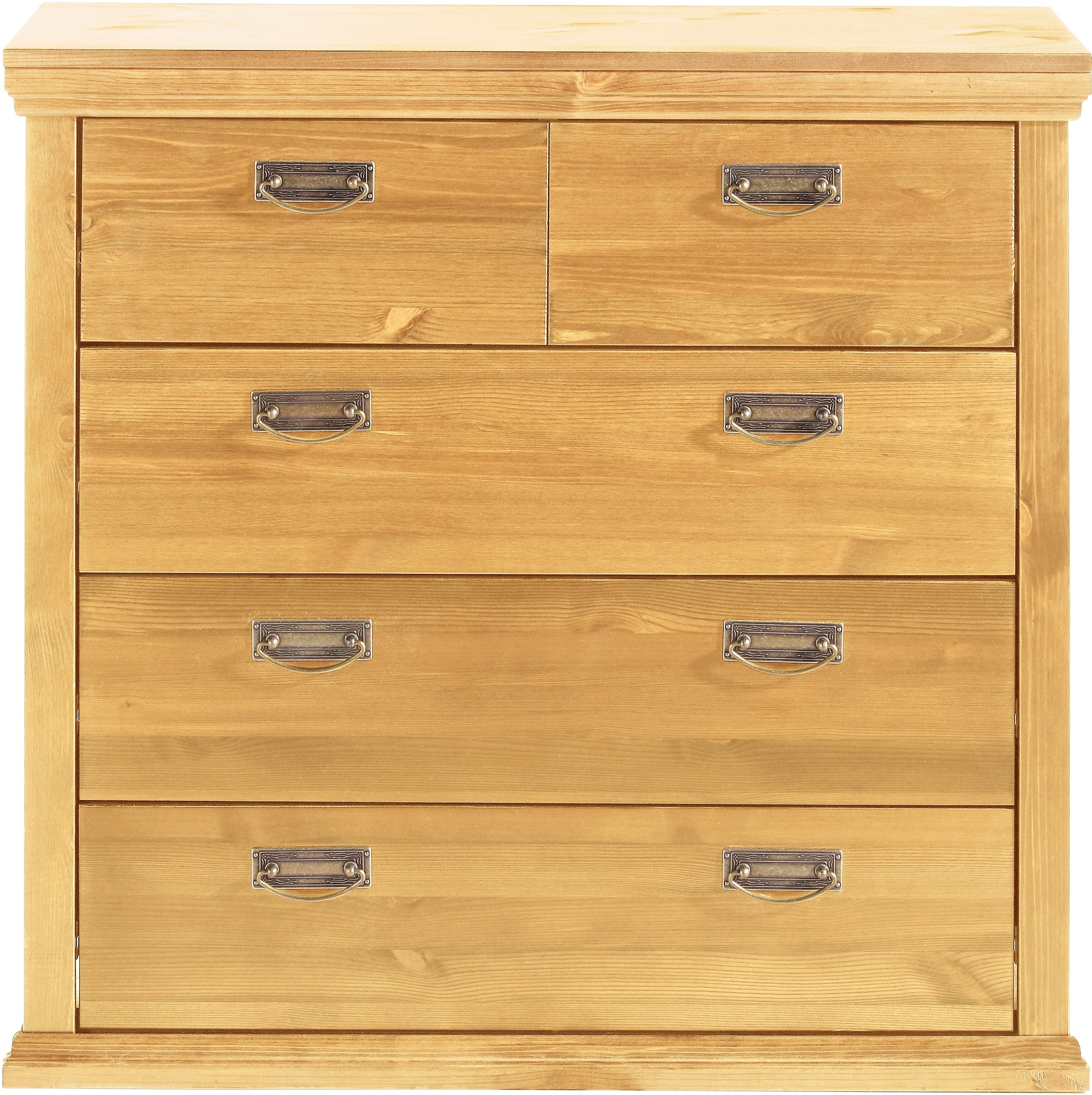 OTTO home Schubkastenkommode "Madrid" aus massiver Kiefer mit 5 Schubladen, günstig online kaufen