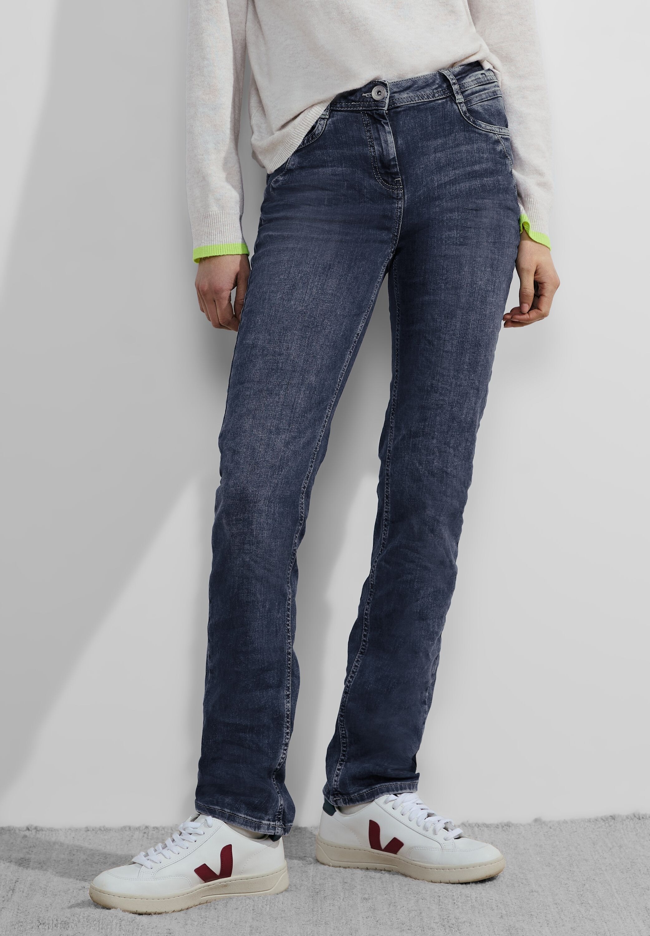 Cecil Slim-fit-Jeans, High Waist günstig online kaufen