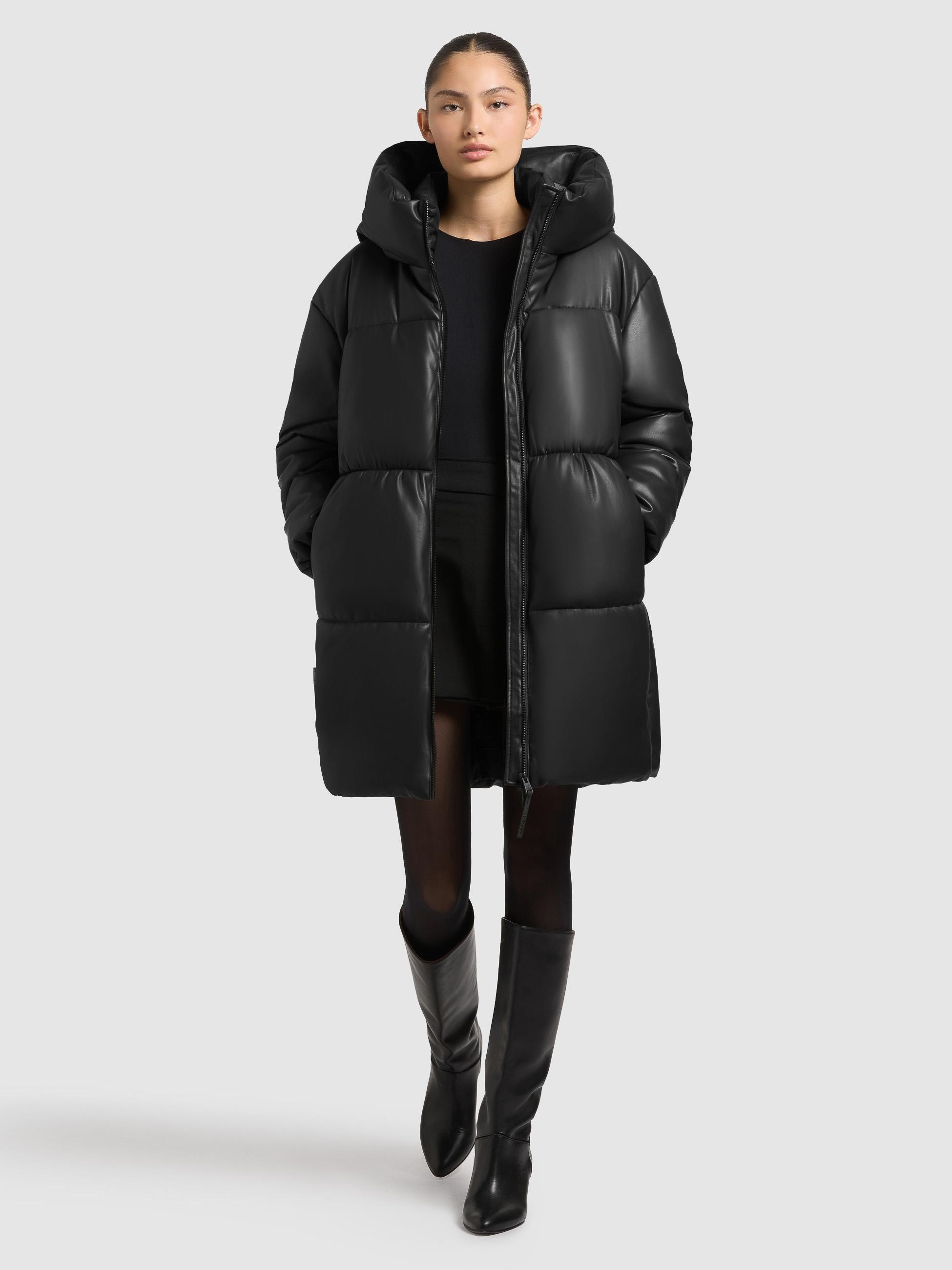 khujo Wintermantel »Lorsa« Winter Steppjacke mit Kapuze