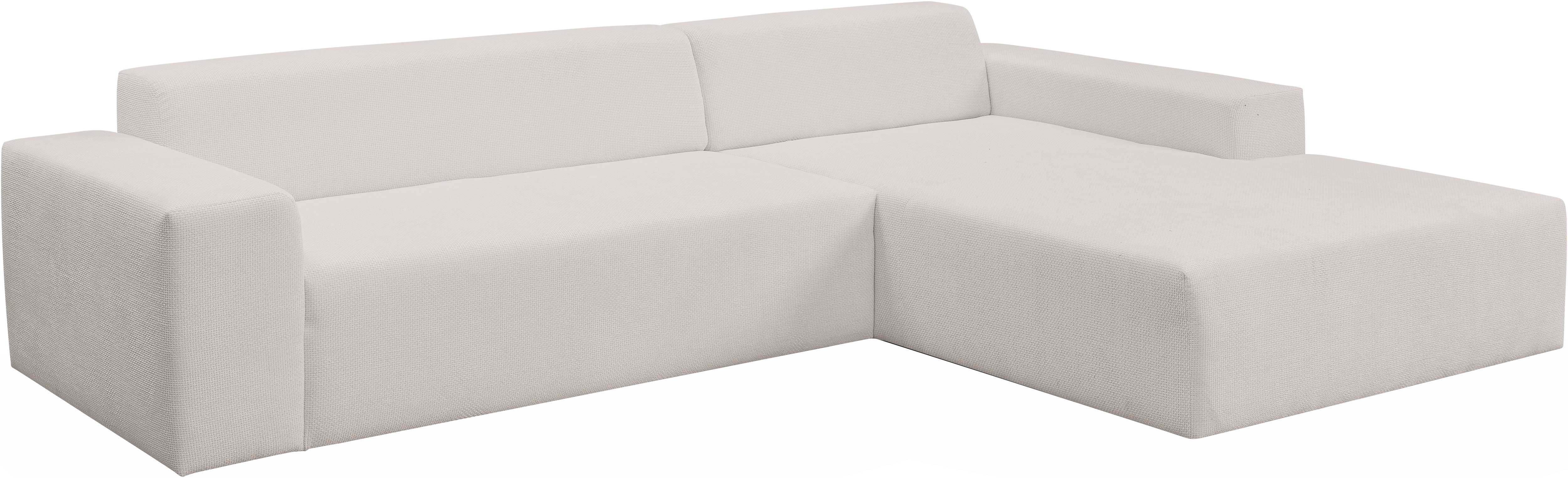 Thumbnail - WERK2 Ecksofa "Zeus-XL, Mega-Sofa mit großer Sitztiefe, Stellmaße 311cm x 210cm", Curvy Trend Garnitur mit urbaner Optik...