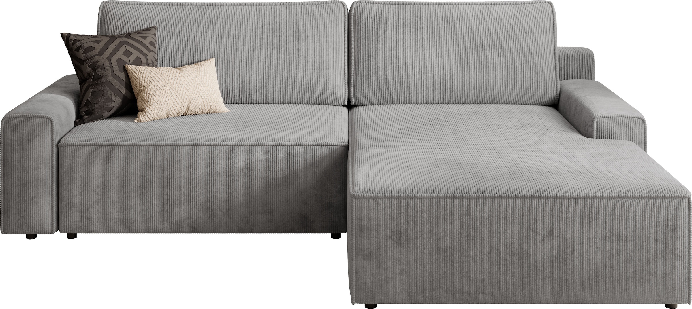 TRENDMANUFAKTUR Ecksofa »Challenge, Schlafsofa mit Bettkasten, Couch in L-Form, Breite...