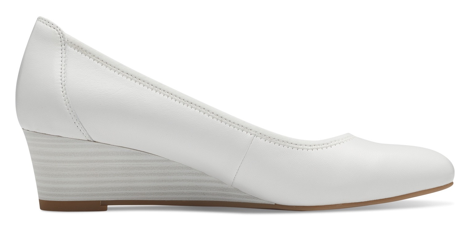 Tamaris Pumps, Keilabsatz, Halbschuh, Schlupfschuh mit komfortablem Elastik günstig online kaufen