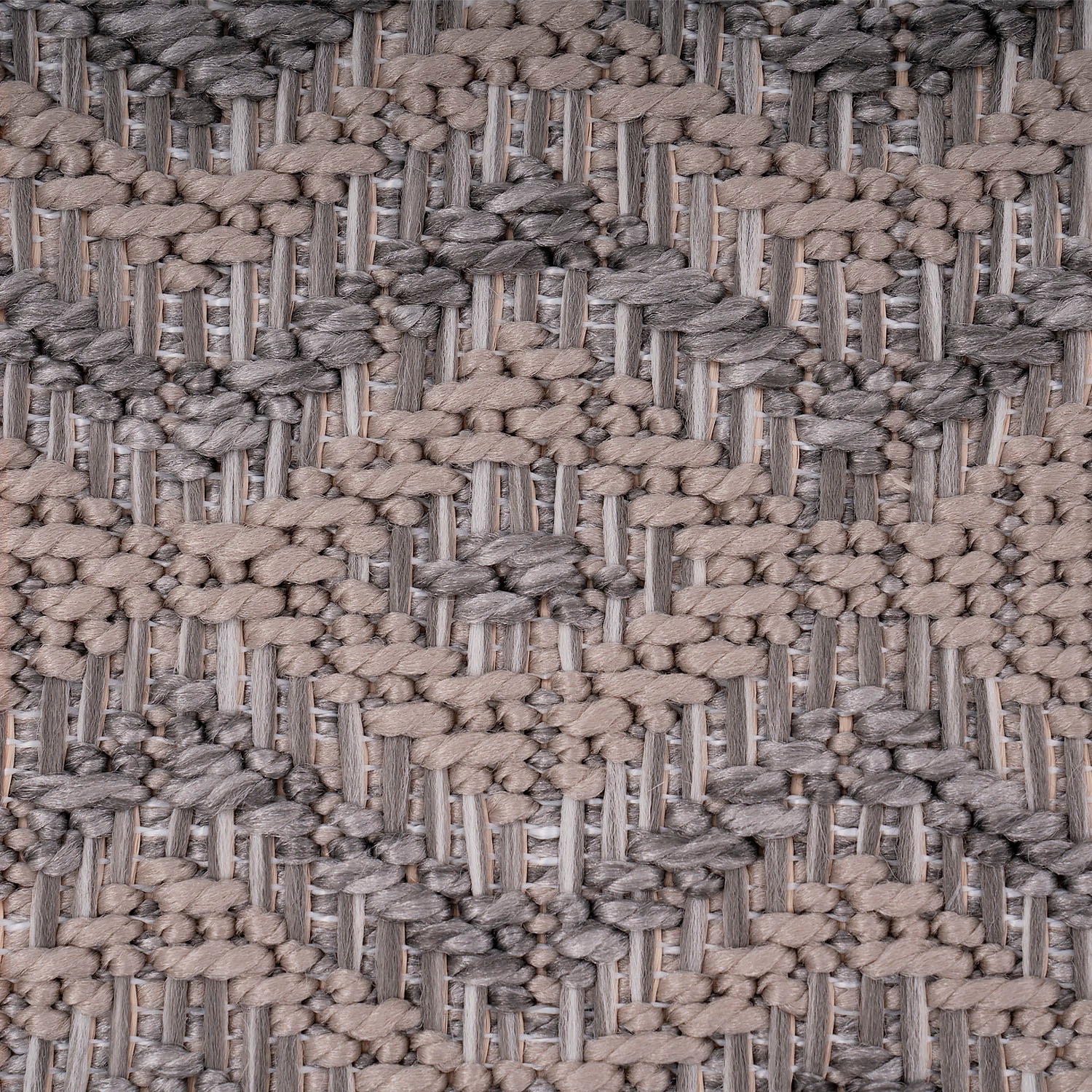 Paco Home Teppich »Vermont 183«, rechteckig, 4 mm Höhe, Flachgewebe, modernes gestreiftes Design, In- und Outdoor geeignet