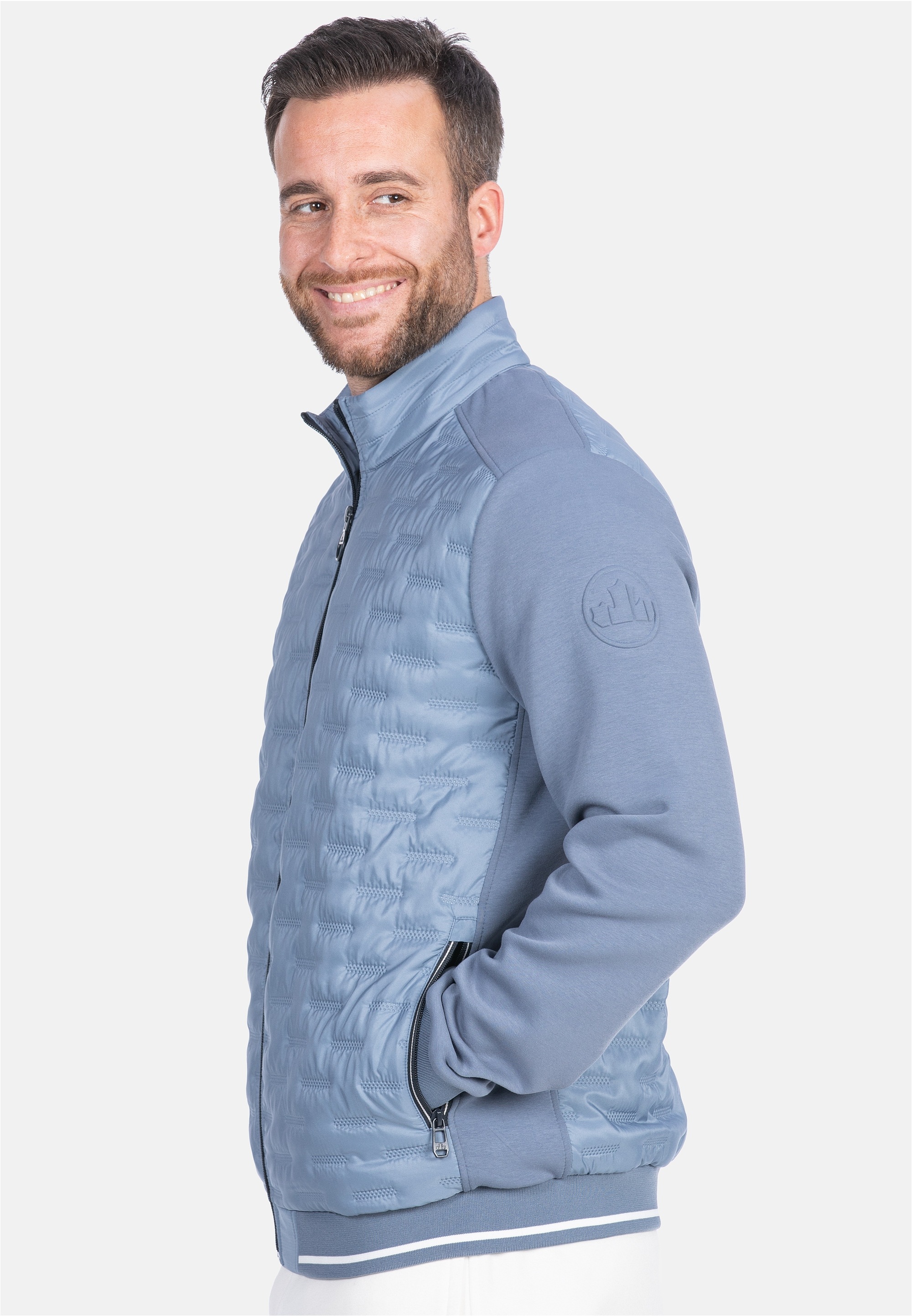 New Canadian Steppjacke, mit elastischem Strickeinsatz