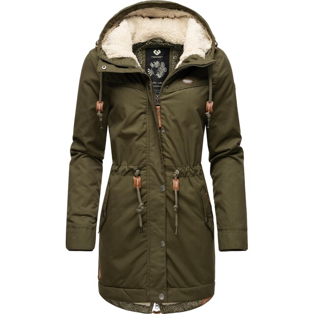 Ragwear Winterjacke »YM-Canny«, mit Kapuze, stylischer Damen Kurzmantel  Parka mit Kapuze für bestellen | BAUR