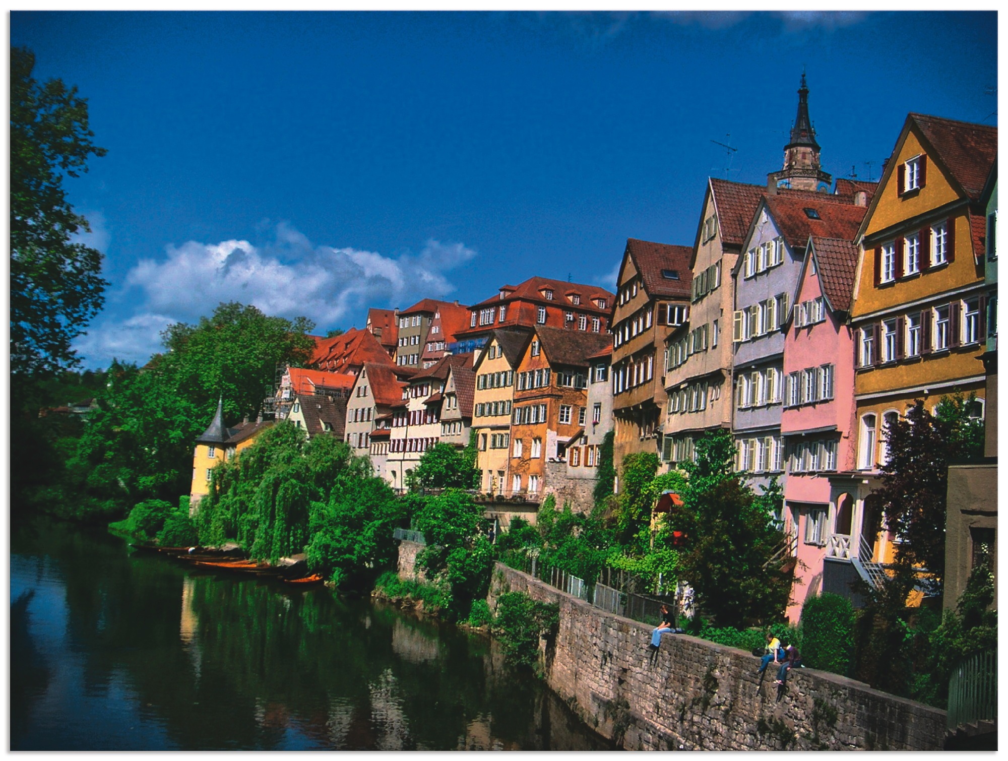 Artland Wandbild »Tübingen am Neckar«, Garten, (1 St.), als Alubild,  Leinwandbild, Wandaufkleber oder Poster in versch. Größen kaufen | BAUR | Poster