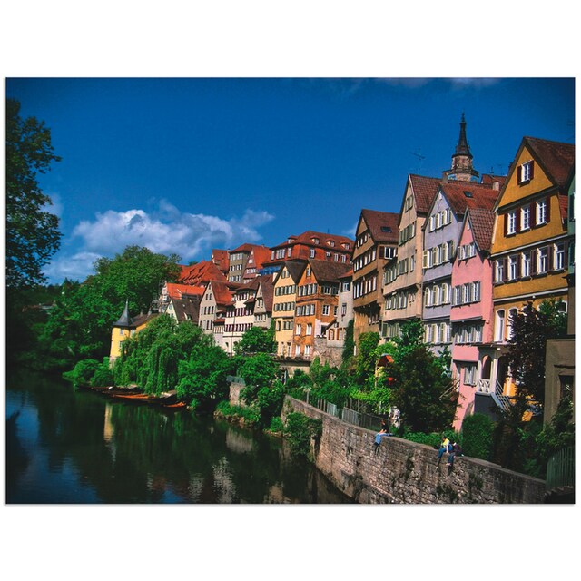 Artland Wandbild »Tübingen am Neckar«, Garten, (1 St.), als Alubild,  Leinwandbild, Wandaufkleber oder Poster in versch. Größen kaufen | BAUR