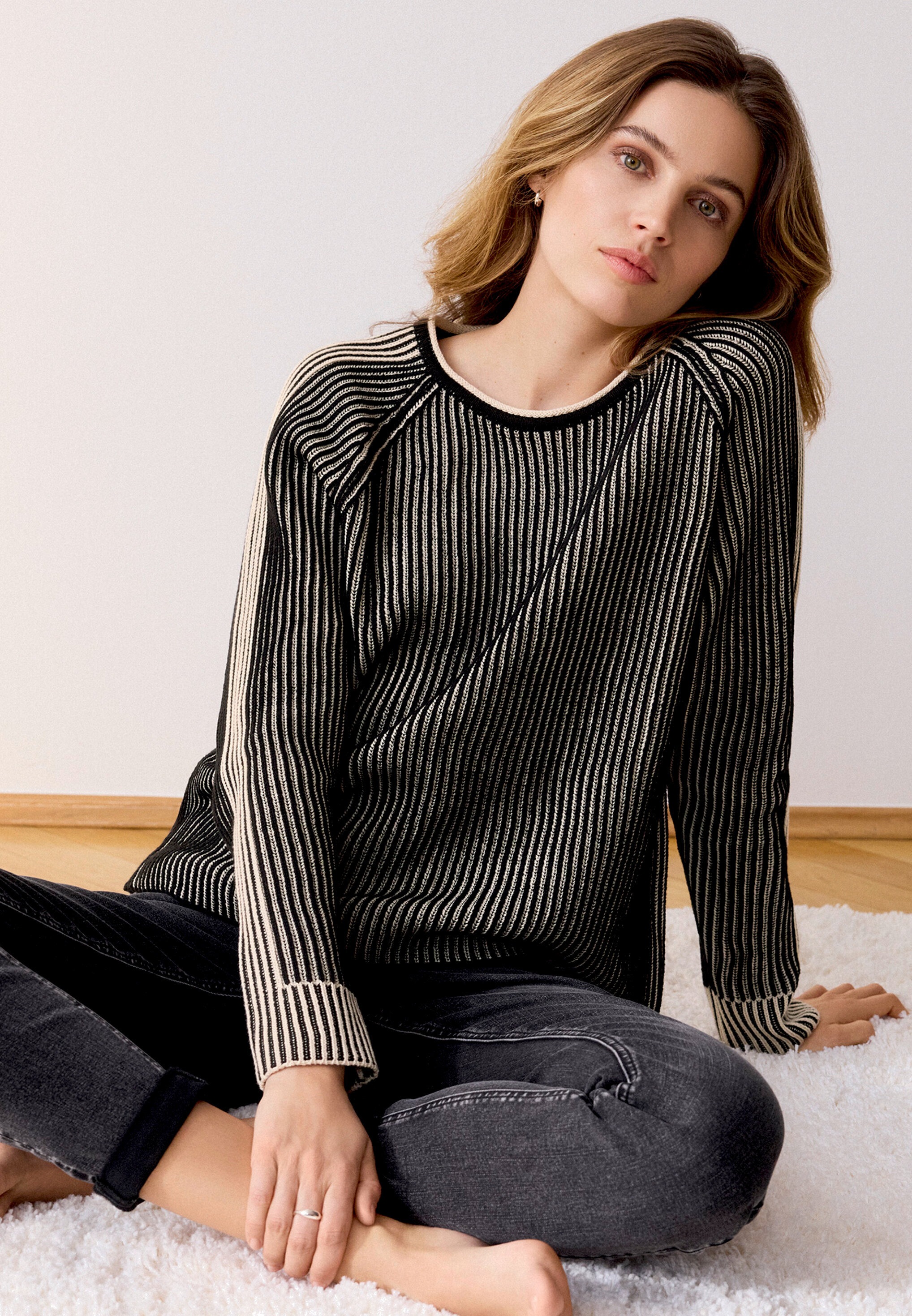 Betty Barclay Strickpullover »Damen mit Rippenstruktur« 1 Stk.