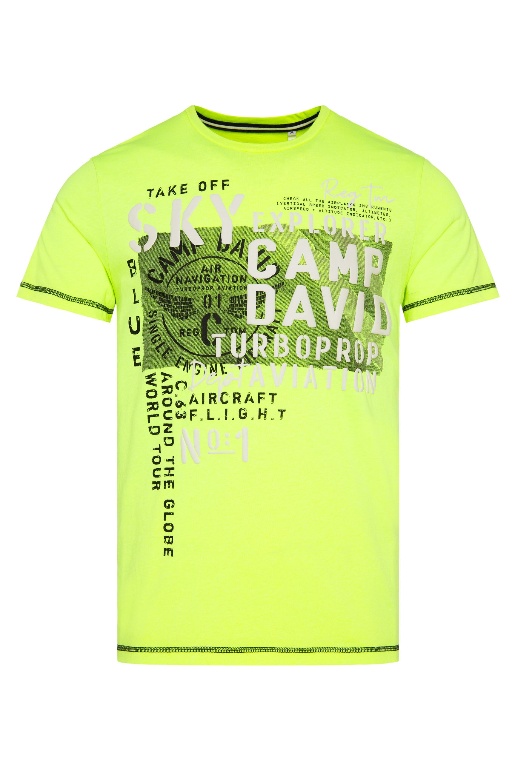 CAMP DAVID Rundhalsshirt, aus Baumwolle günstig online kaufen