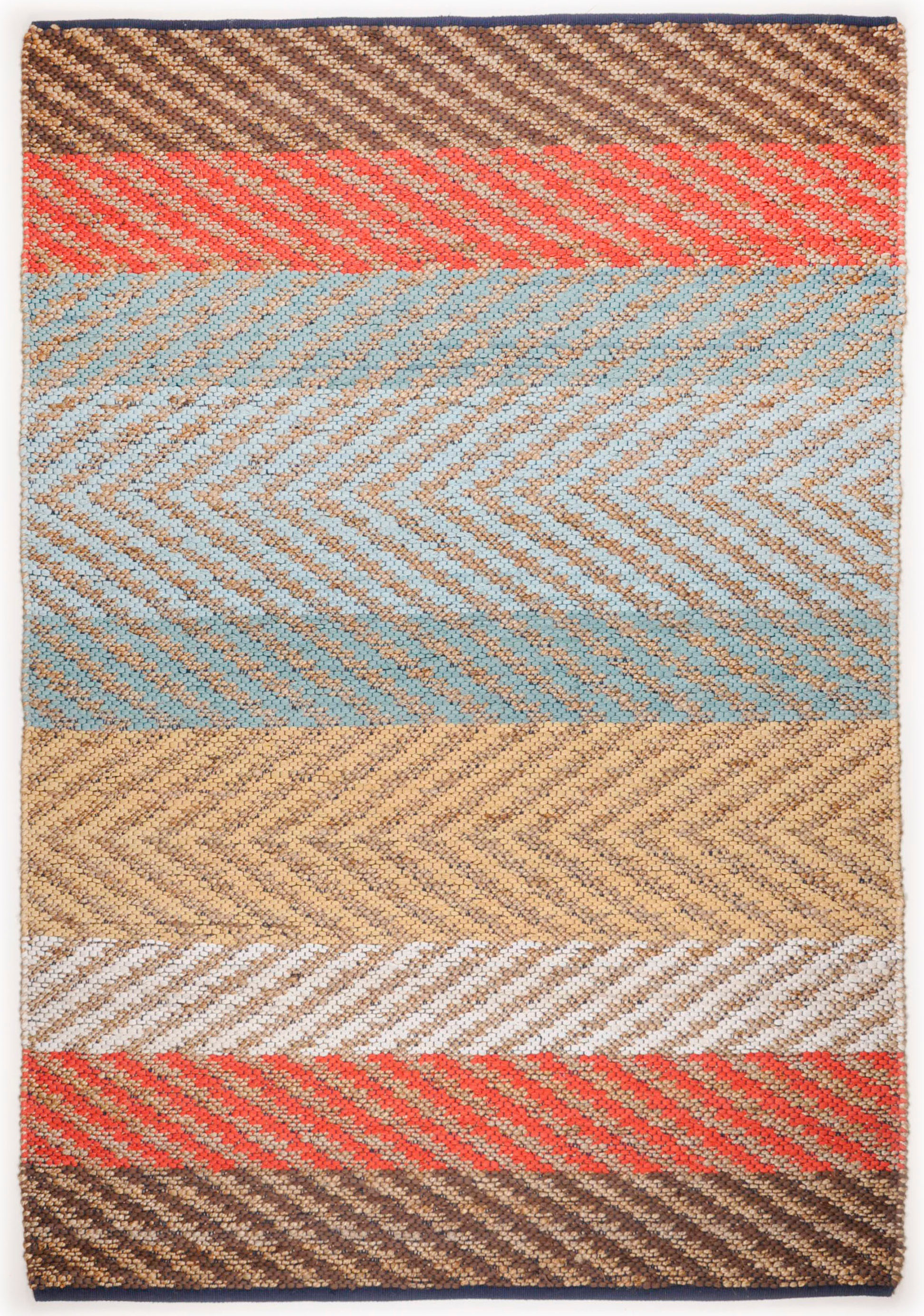 TOM TAILOR HOME Teppich "Pastel Stripe" rechteckig 7 mm Höhe Flachgewebe, h günstig online kaufen