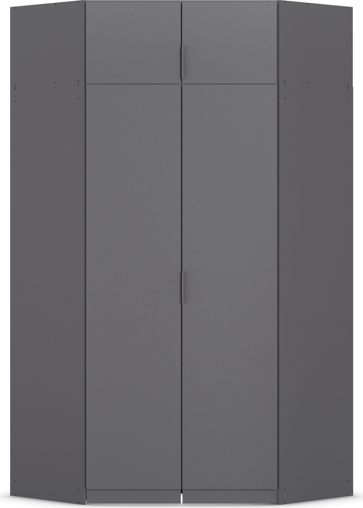 rauch Kleiderschrank "Eckschrank Schrank Ankleidezimmer Schlafzimmer Garderobe LAGOA" voll ausgestattet viel Stauraum, optional mit Aufsatz MADE IN GERMANY