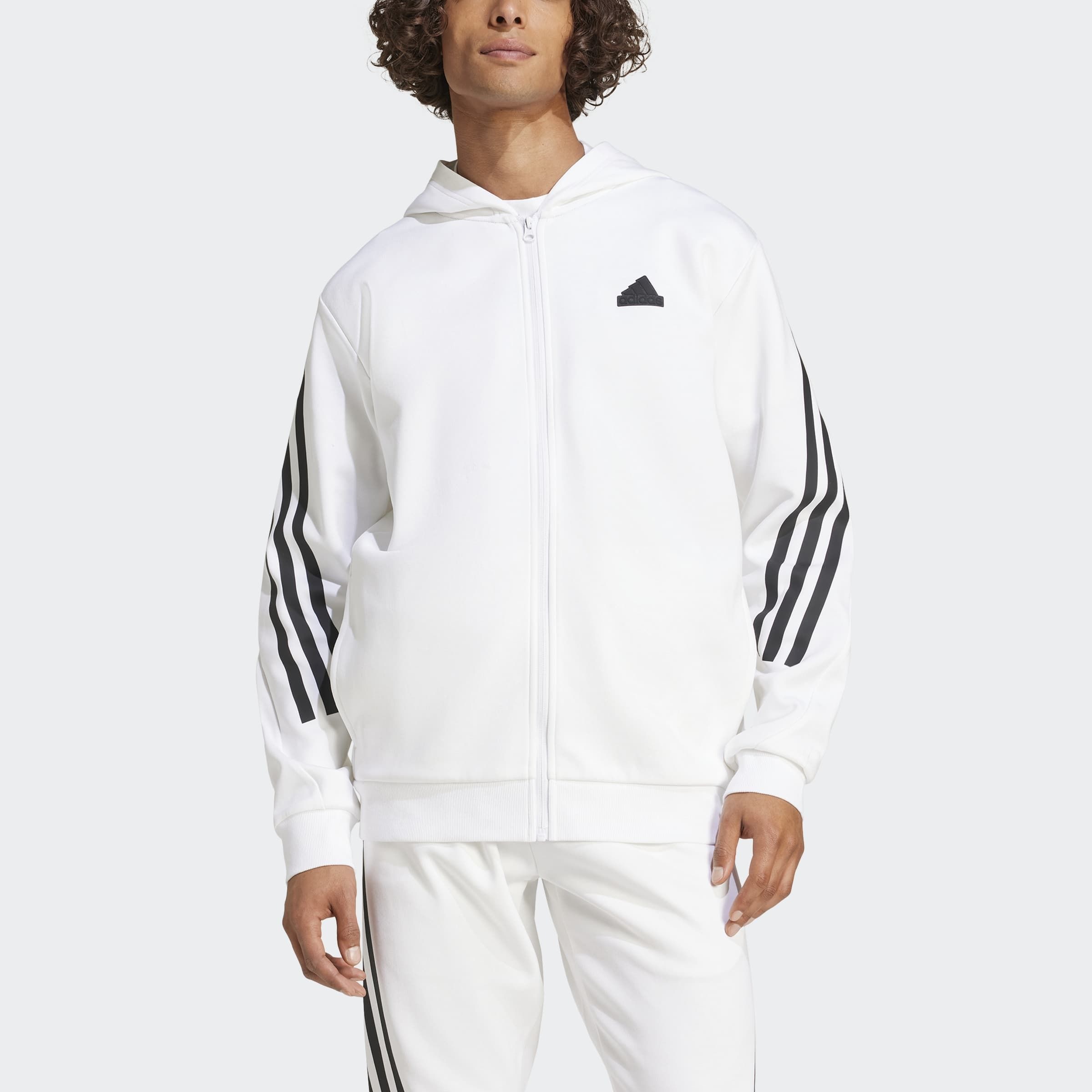 adidas Sportswear Kapuzensweatshirt "M FI 3S FZ" günstig online kaufen