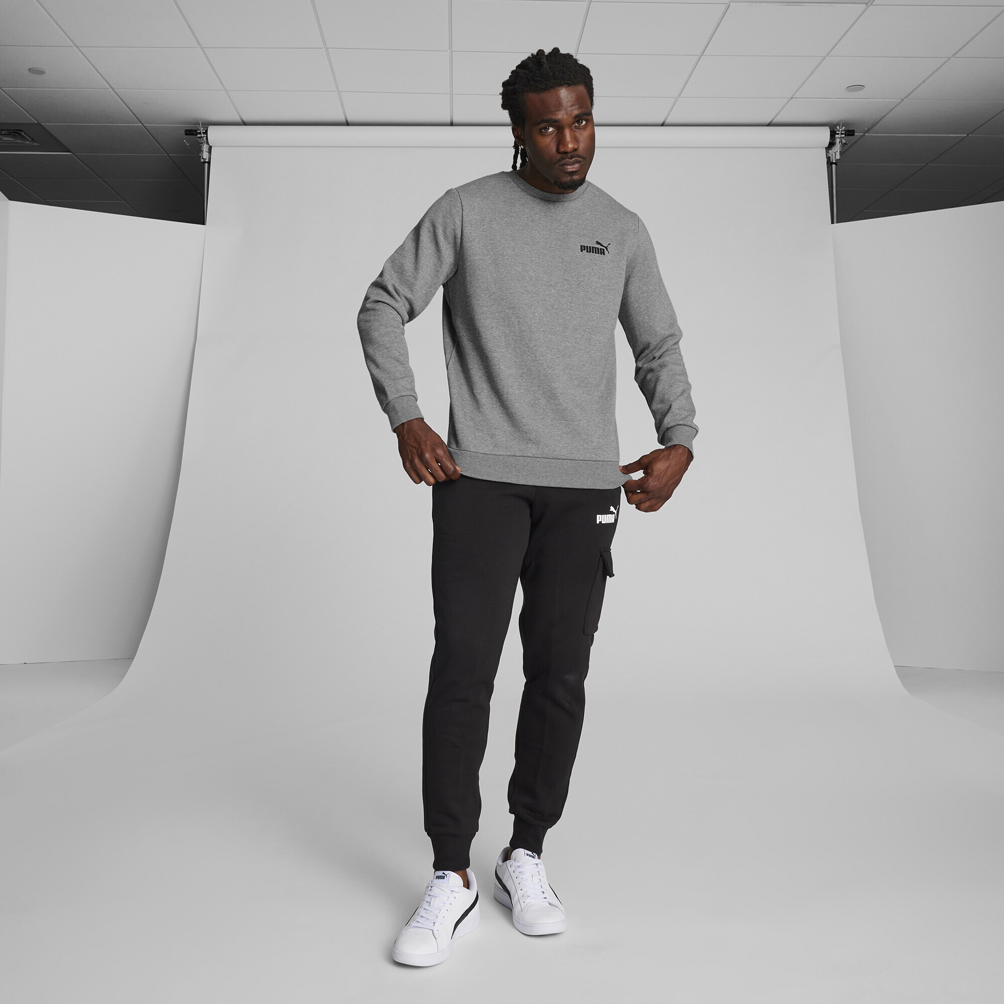 PUMA Sweatshirt »Essentials Small Logo Rundhals-Sweatshirt Herren«