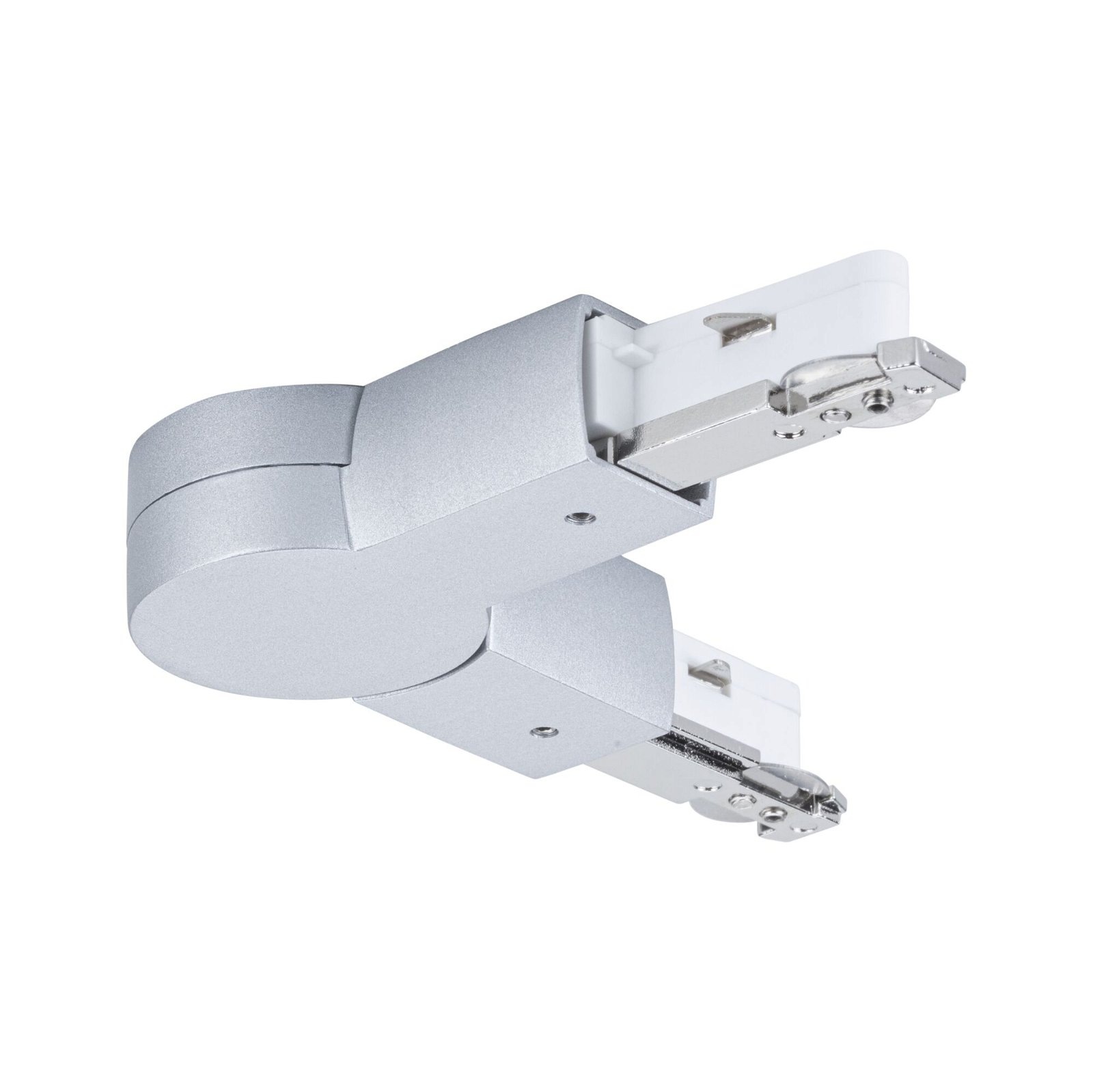 PAULMANN Schienensystem-Verbinder "URail Verbinder Gelenk 159x36mm max. 1.000W", B:15,9cm H:1,8cm T:3,6cm, grau, Stromschienensysteme, Einzelspot,