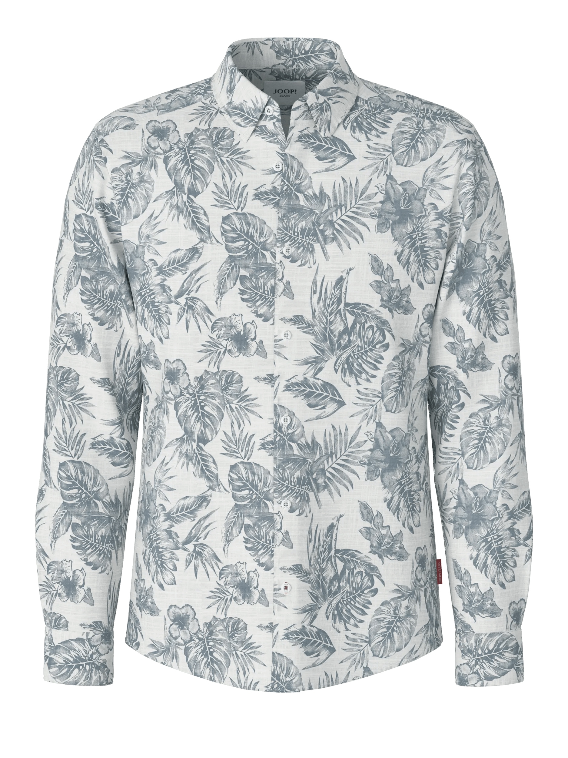 Joop Jeans Langarmhemd "Hansen" gemustert, Kentkragen günstig online kaufen