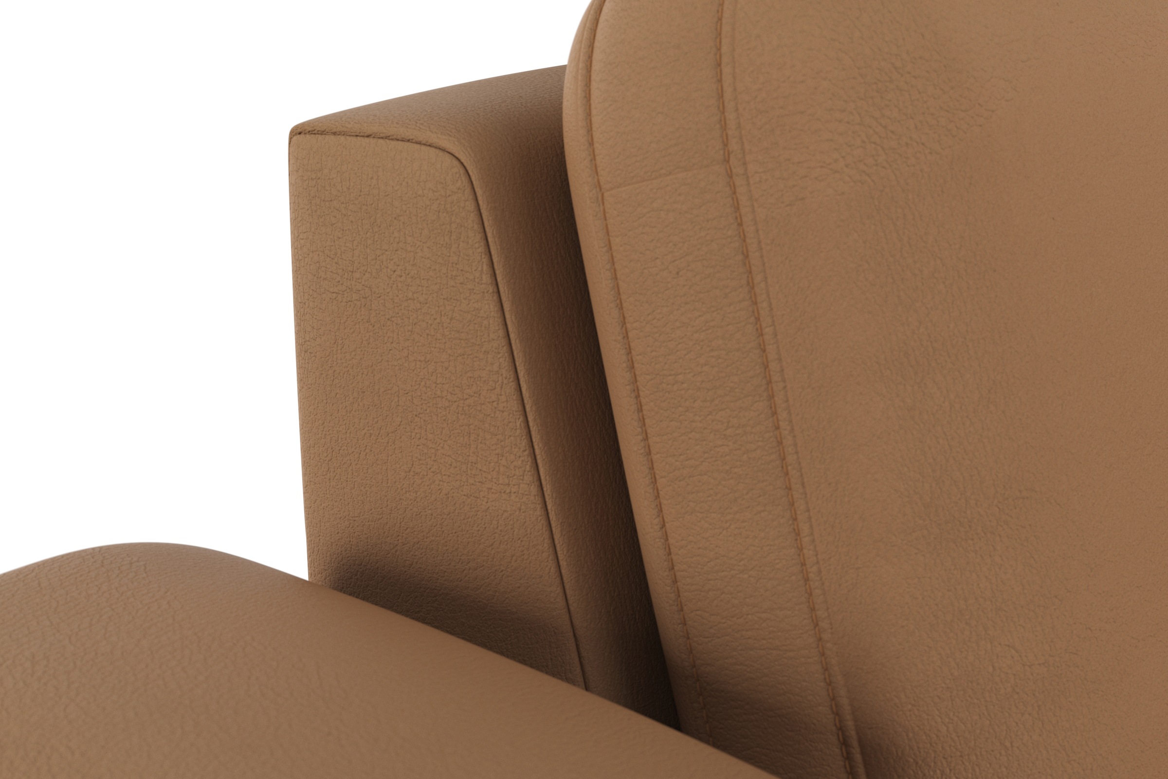sit&more Ecksofa »Bendigo L-Form«, inklusive Sitztiefenverstellung, Bodenfreiheit 15 cm, 2 Fußfarben