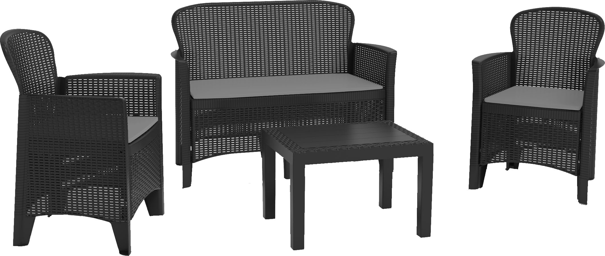 Best Loungeset »Trente«, (1 tlg.), Lounge-Set 4-tlg.