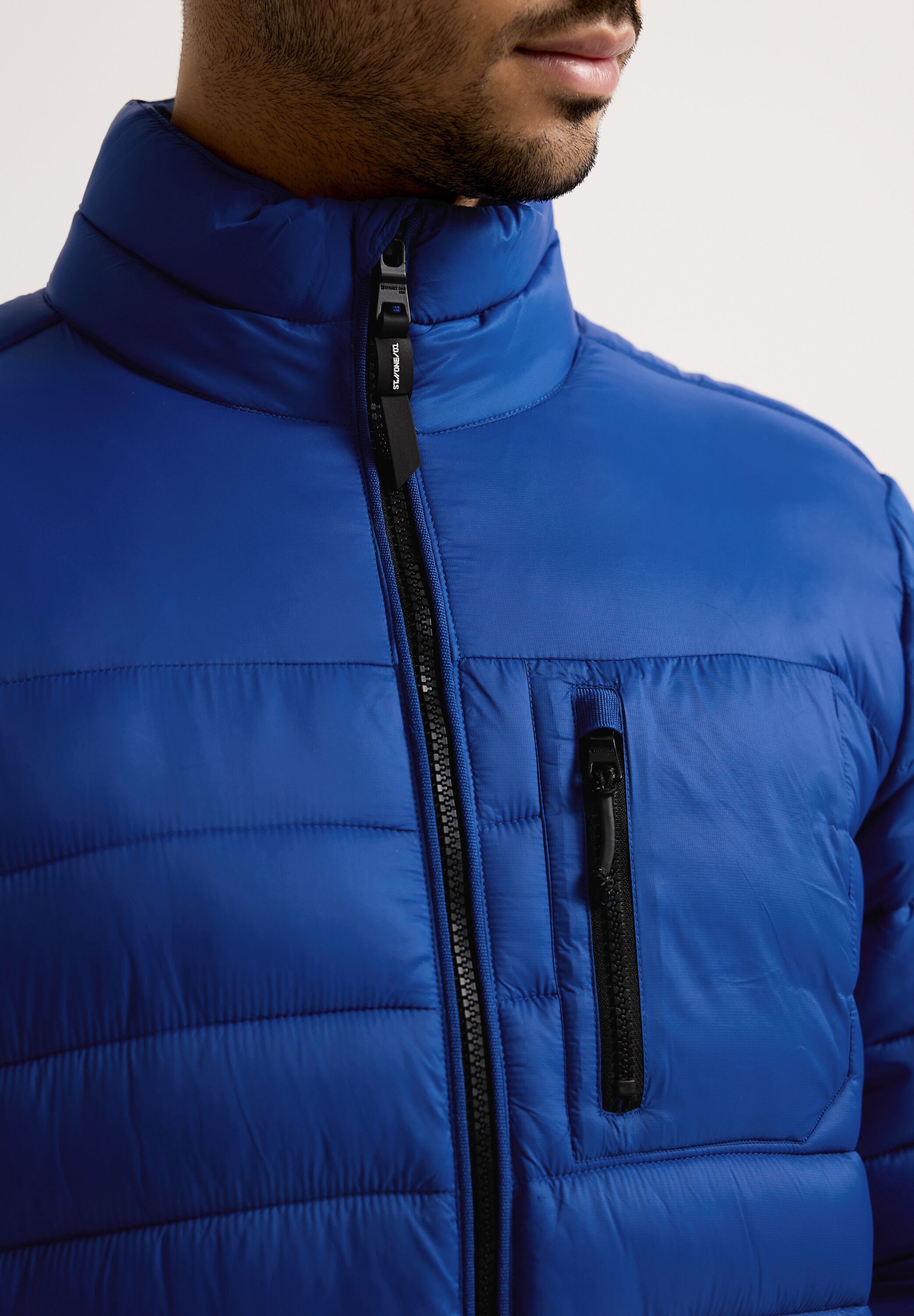 STREET ONE MEN Steppjacke, ohne Kapuze, mit Brusttasche