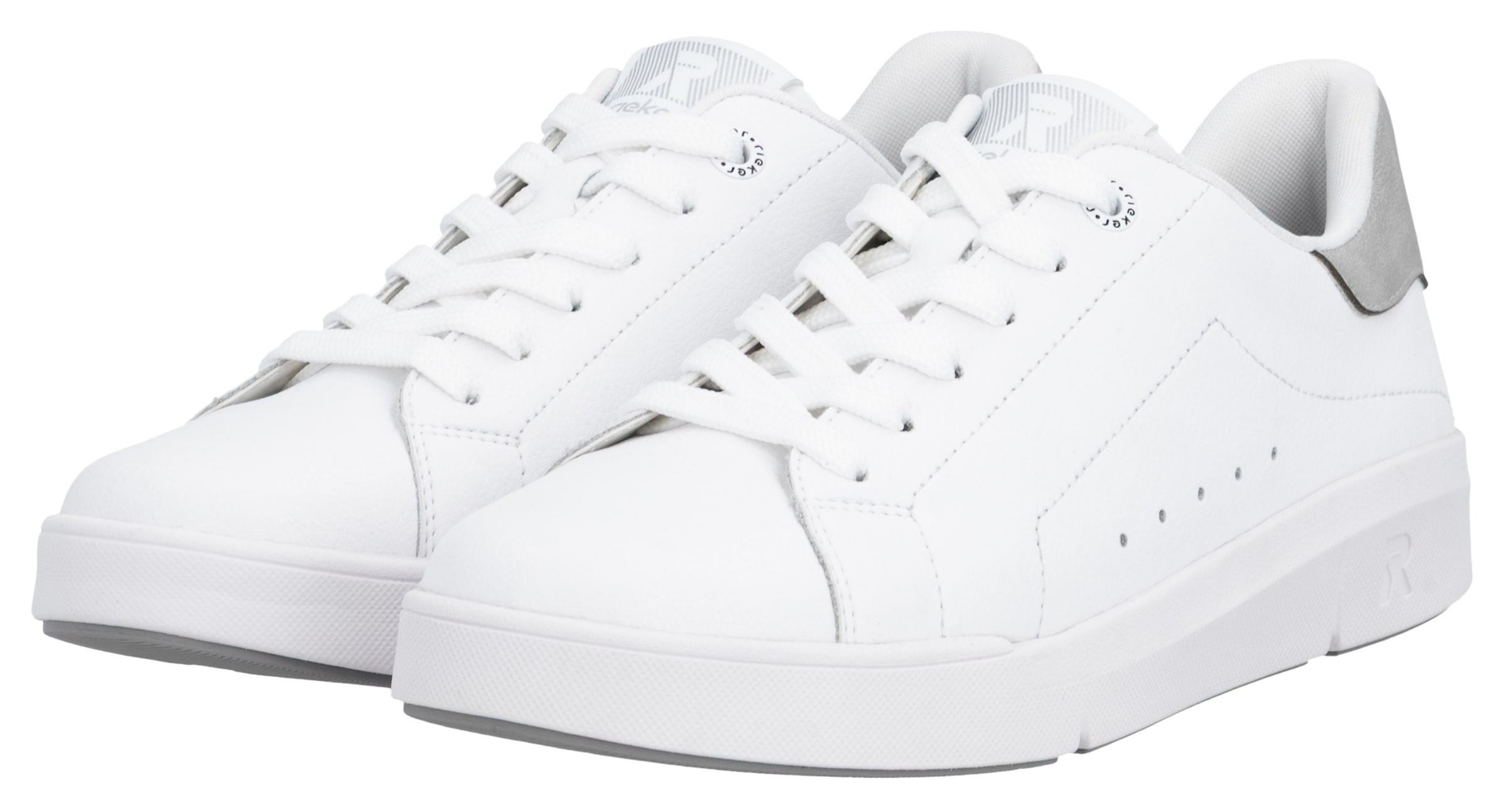 RIEKER Sport Sneaker in monochromer Optik, Freizeitschuh, Halbschuh, Schnür günstig online kaufen