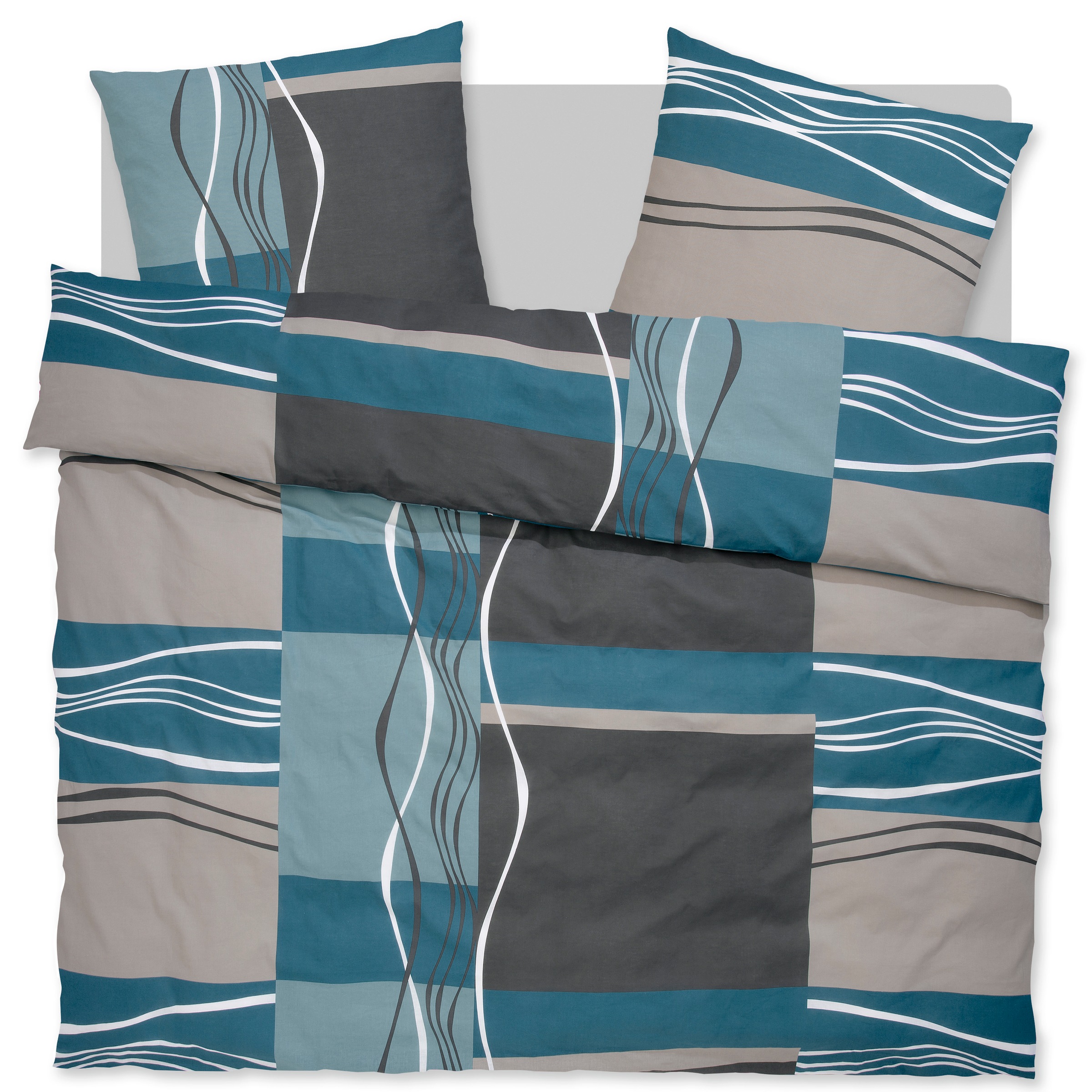 my home Bettwäsche "Kelian" 3 tlg. in verschiedenen Qualitäten, gemusterte günstig online kaufen