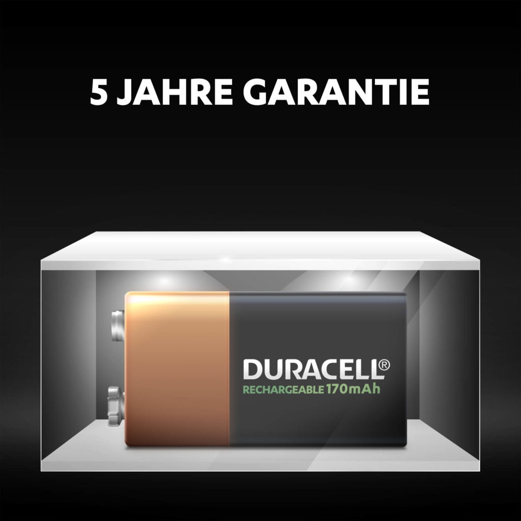 Duracell Akku »Rechargeable E-Block/HR22«, Block, 9V/170mAh