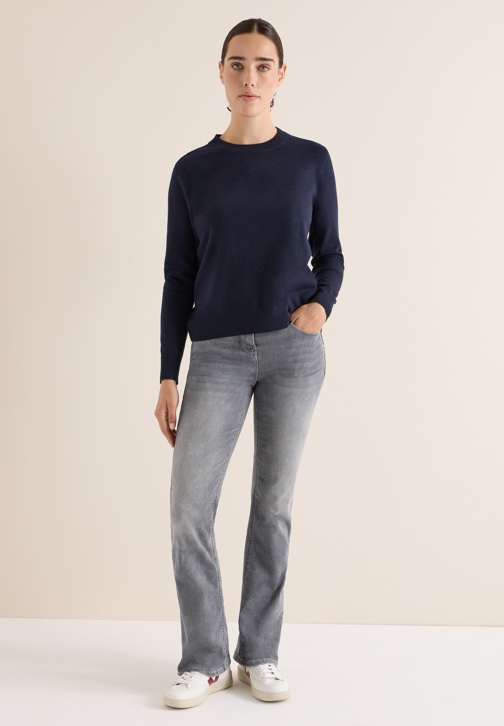 Cecil Strickpullover, aus Feinstrick