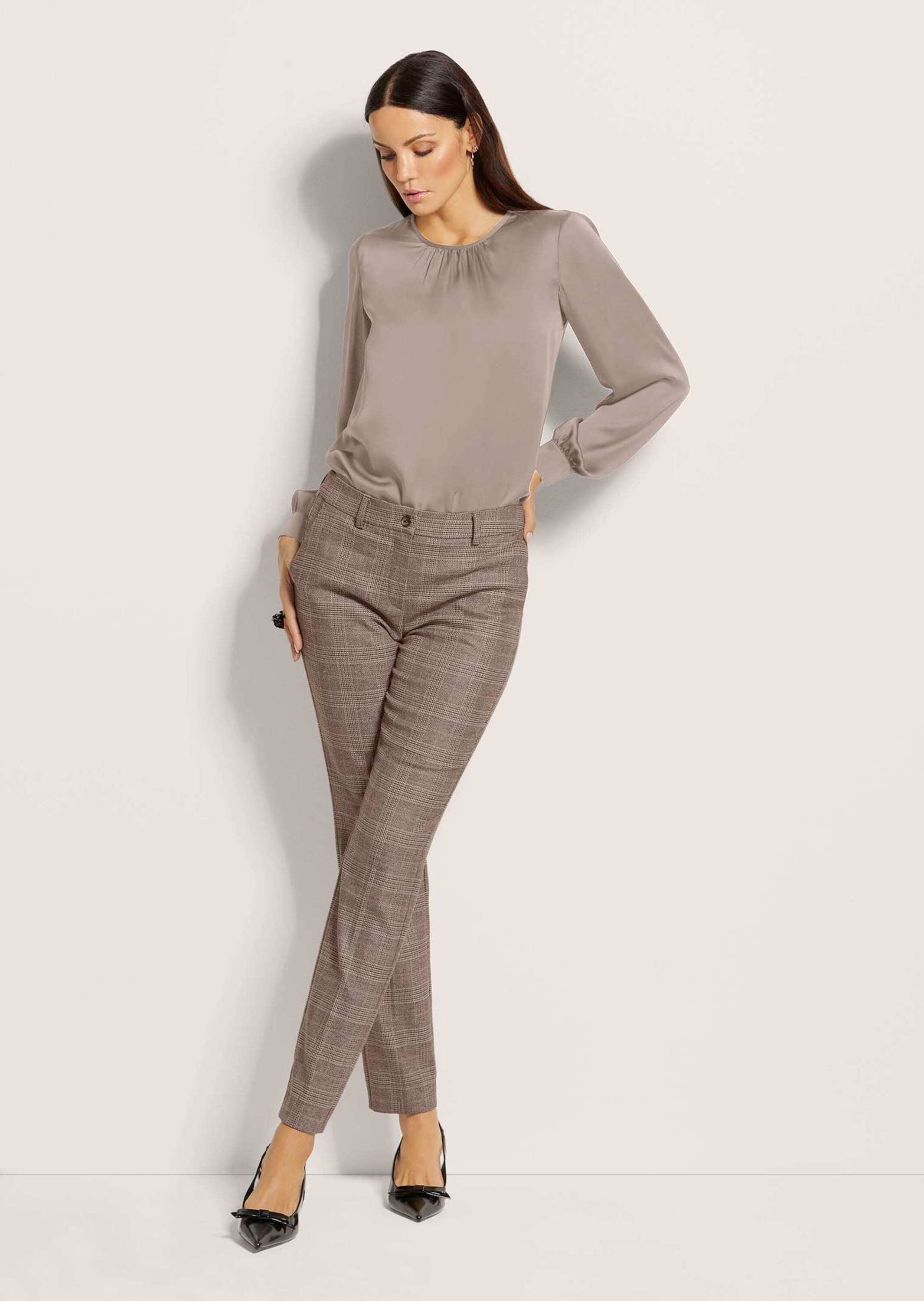 MADELEINE Stoffhose "Stoffhose Glencheck-Hose mit Stretch" günstig online kaufen