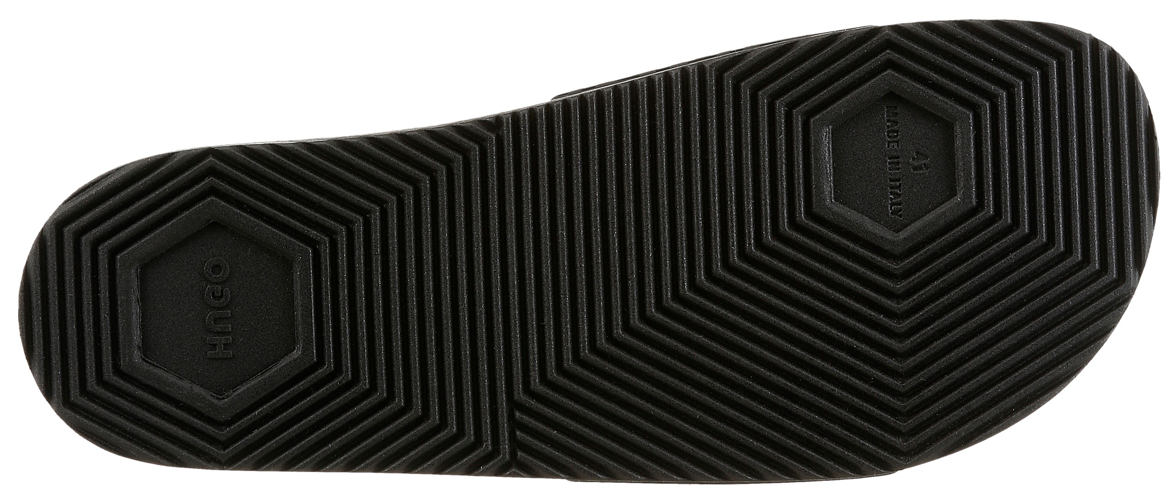 HUGO Blue Badepantolette »Timein_slid«  Strandschuh, Schlappen, Sommerschuh, Flat mit Logoschriftzügen