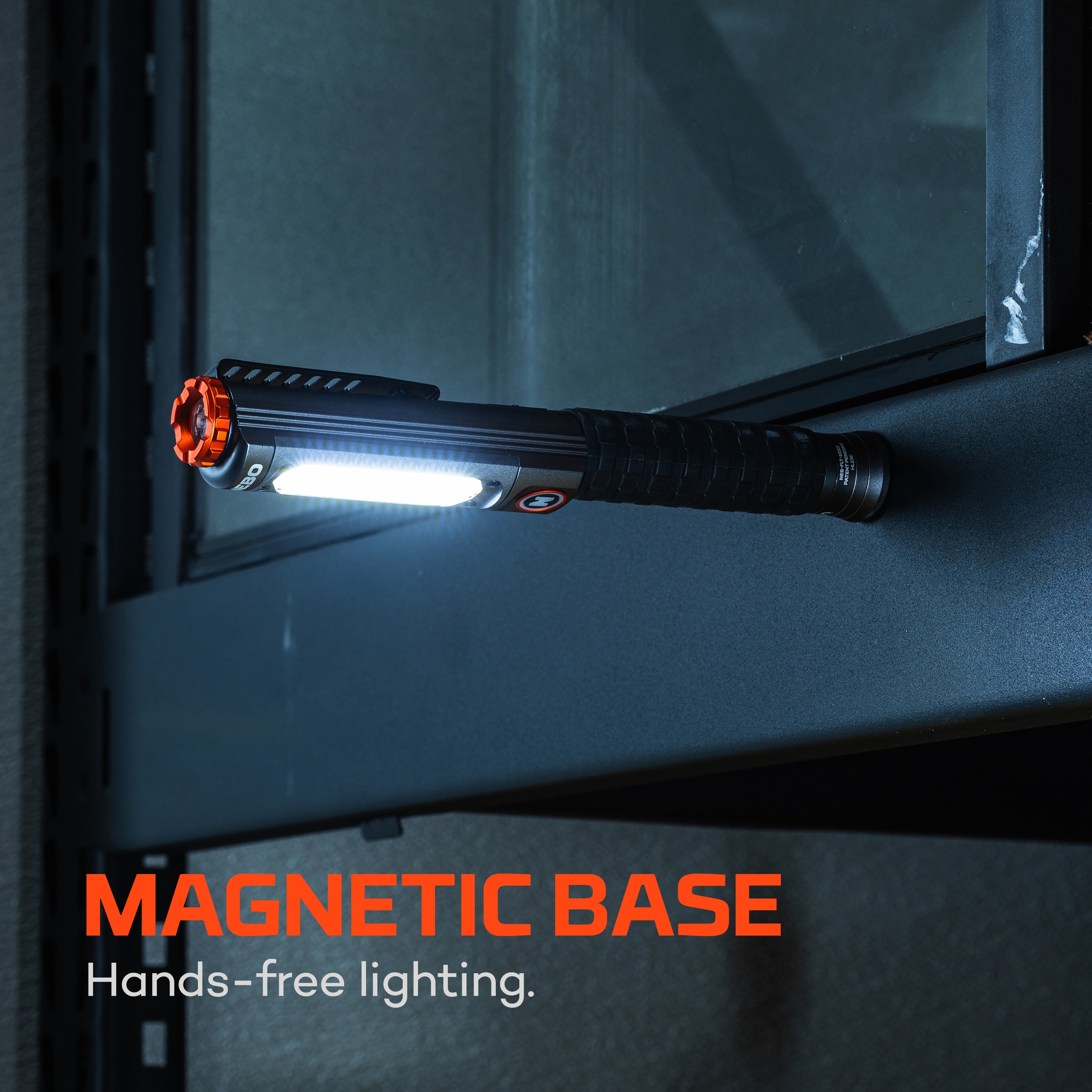 NEBO LED Taschenlampe »Nebo BIG LARRY PRO« Set, Taschenlampe inkl. Ladekabel, 2 Stk. tlg.