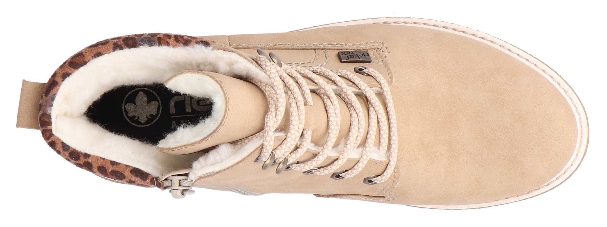 Rieker Winterstiefelette, Winterboots, Schnürboots mit wasserabweisender riekerTEX-Membran