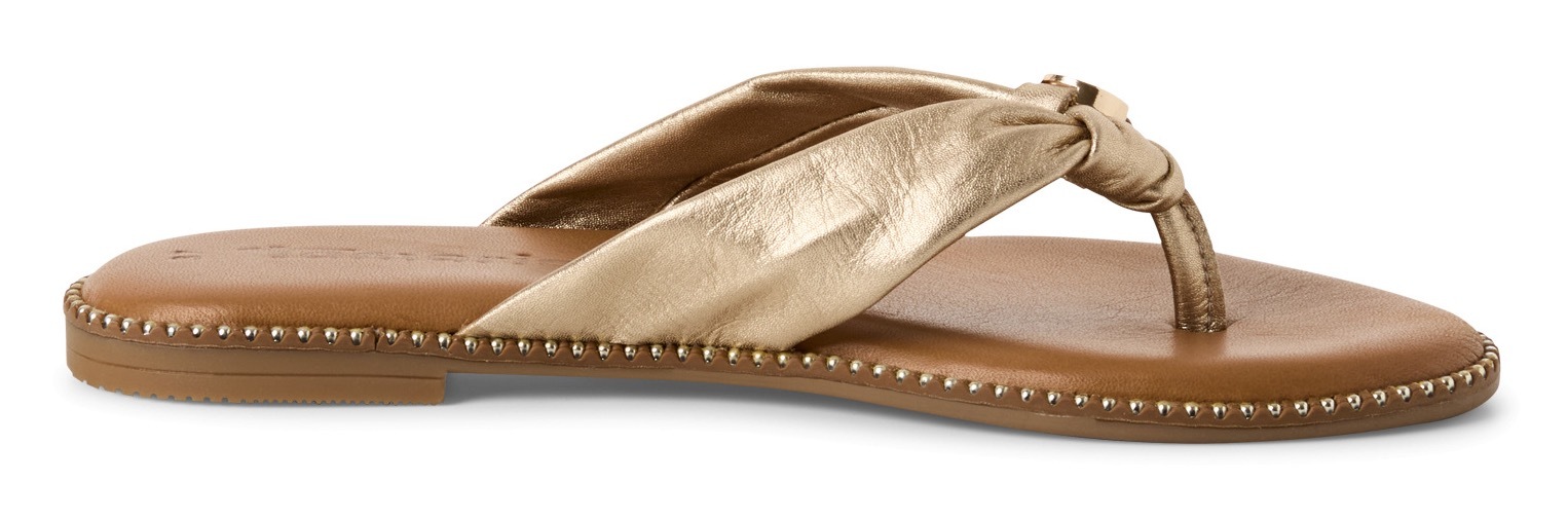 Thumbnail - Tamaris Dianette, Zehentrenner, Sommerschuh mit glänzenden Nieten am Sohlenrand