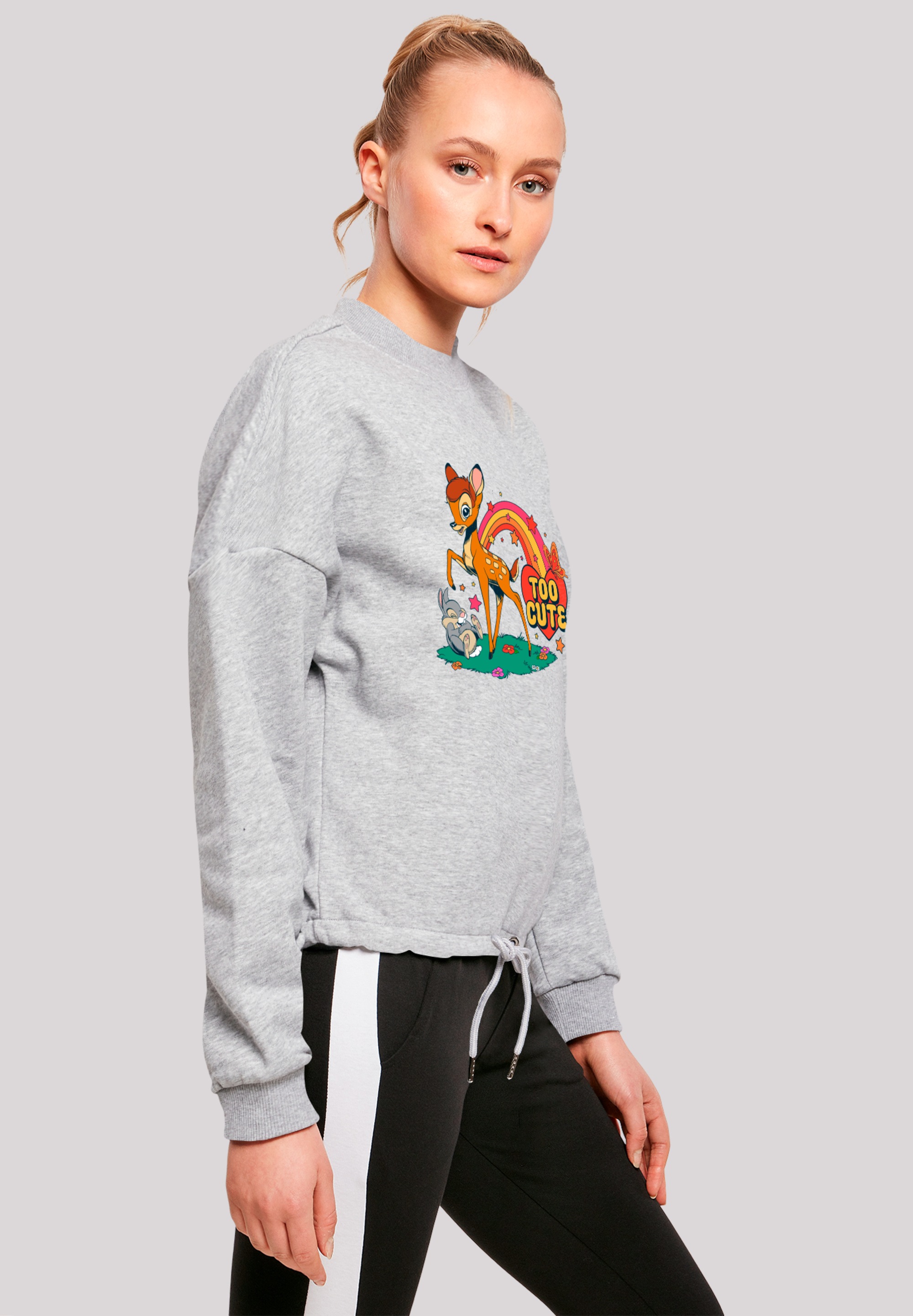 F4NT4STIC Sweatshirt »Disney Bambi Too Cute«, Premium Qualität