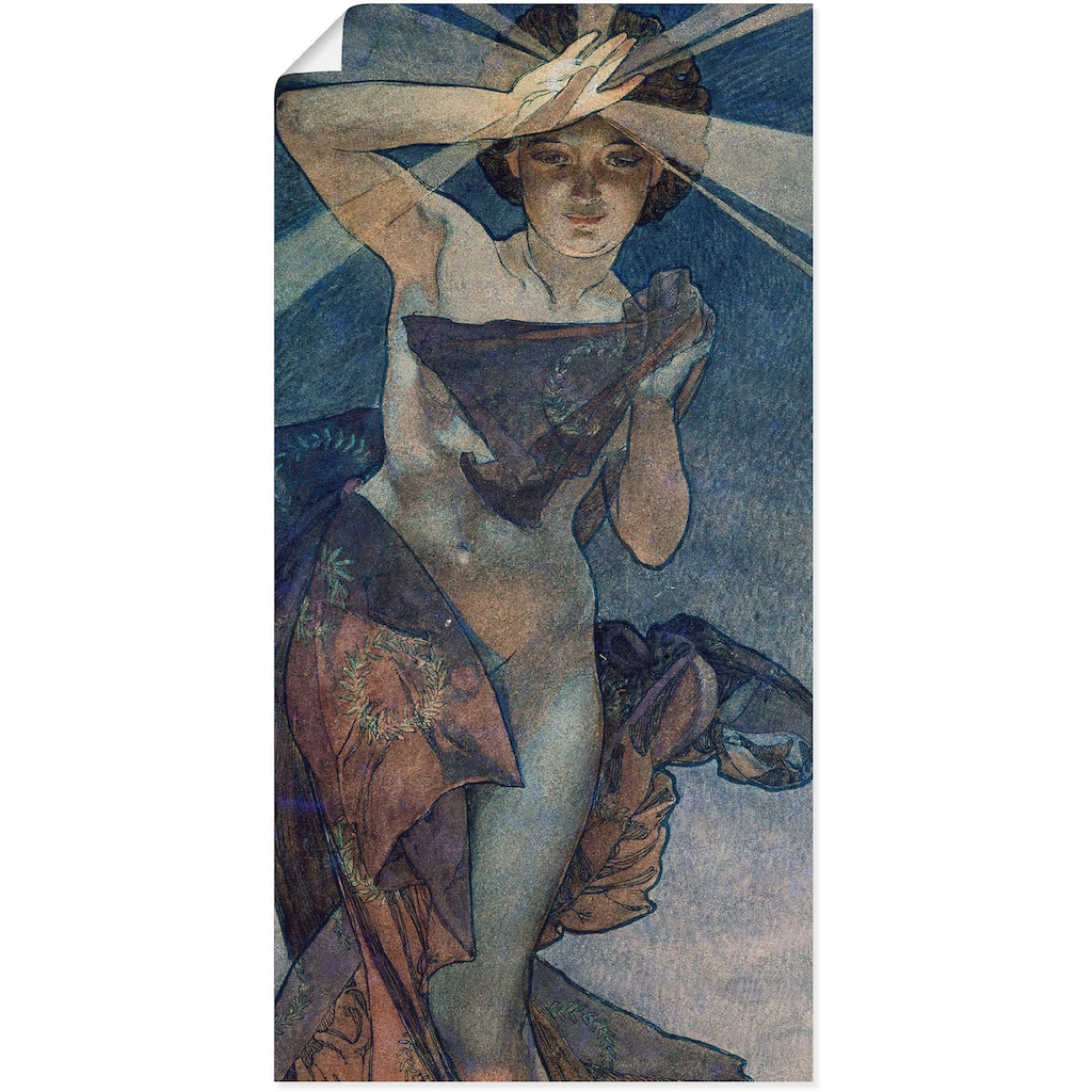 Artland Wandbild »Sterne Der Morgenstern 1902«, Frau, (1 St.)