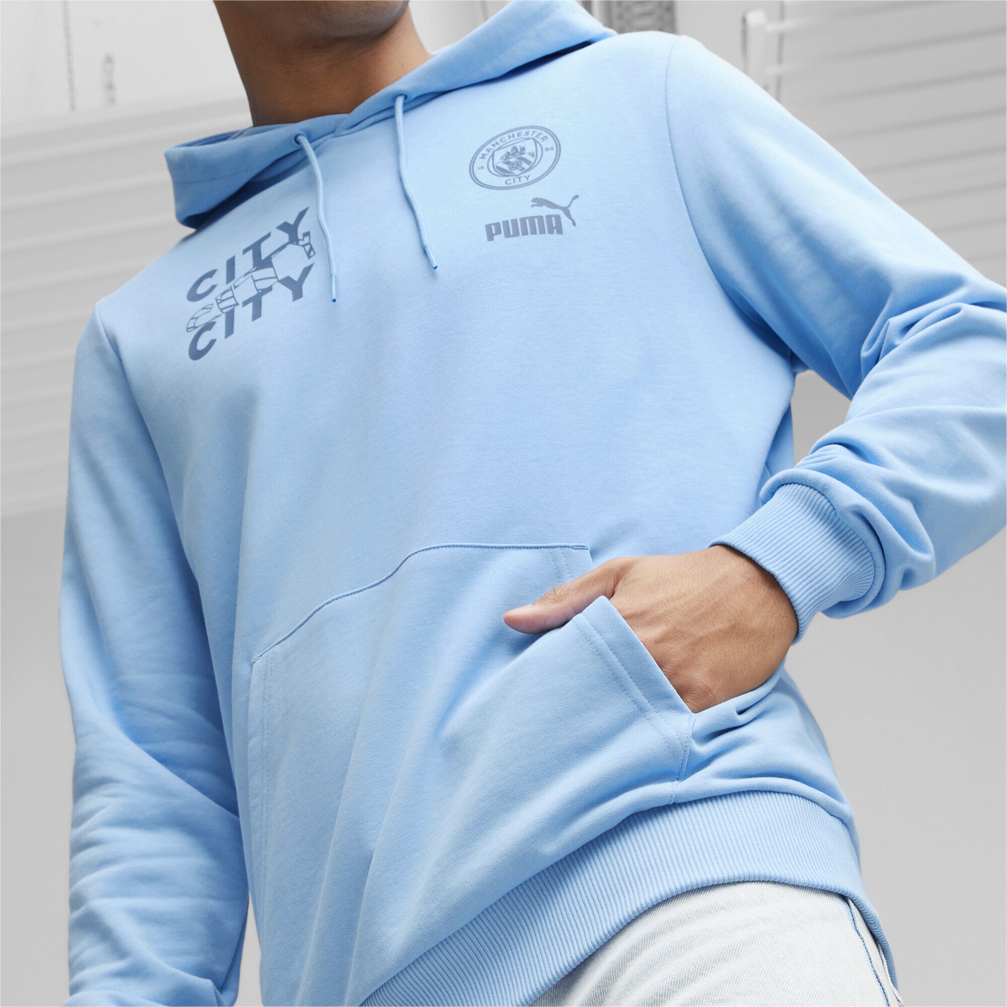 PUMA Sweatshirt »Manchester City FtblCore Hoodie Herren«
