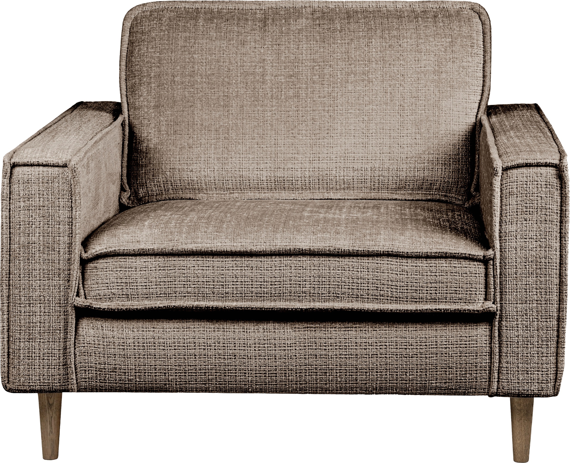 Home affaire Loveseat "Pinto Skandi 105 cm, Chenille, Struktur" mit Keder, günstig online kaufen