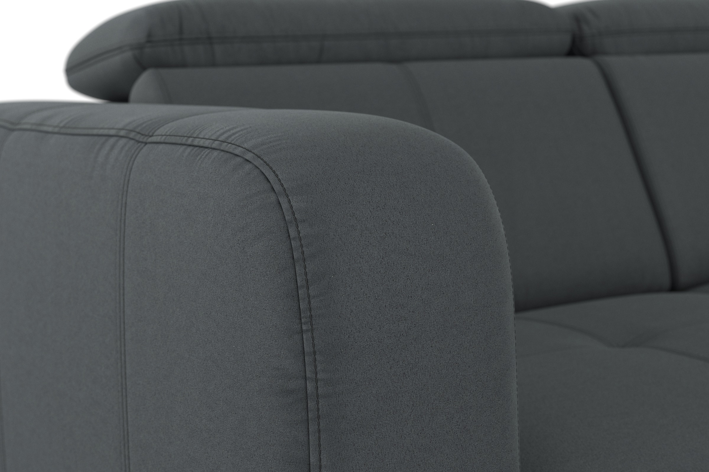 sit&more Ecksofa »Belluci L-Form«, inklusive Federkern, wahlweise mit Bettfunktion und Bettkasten
