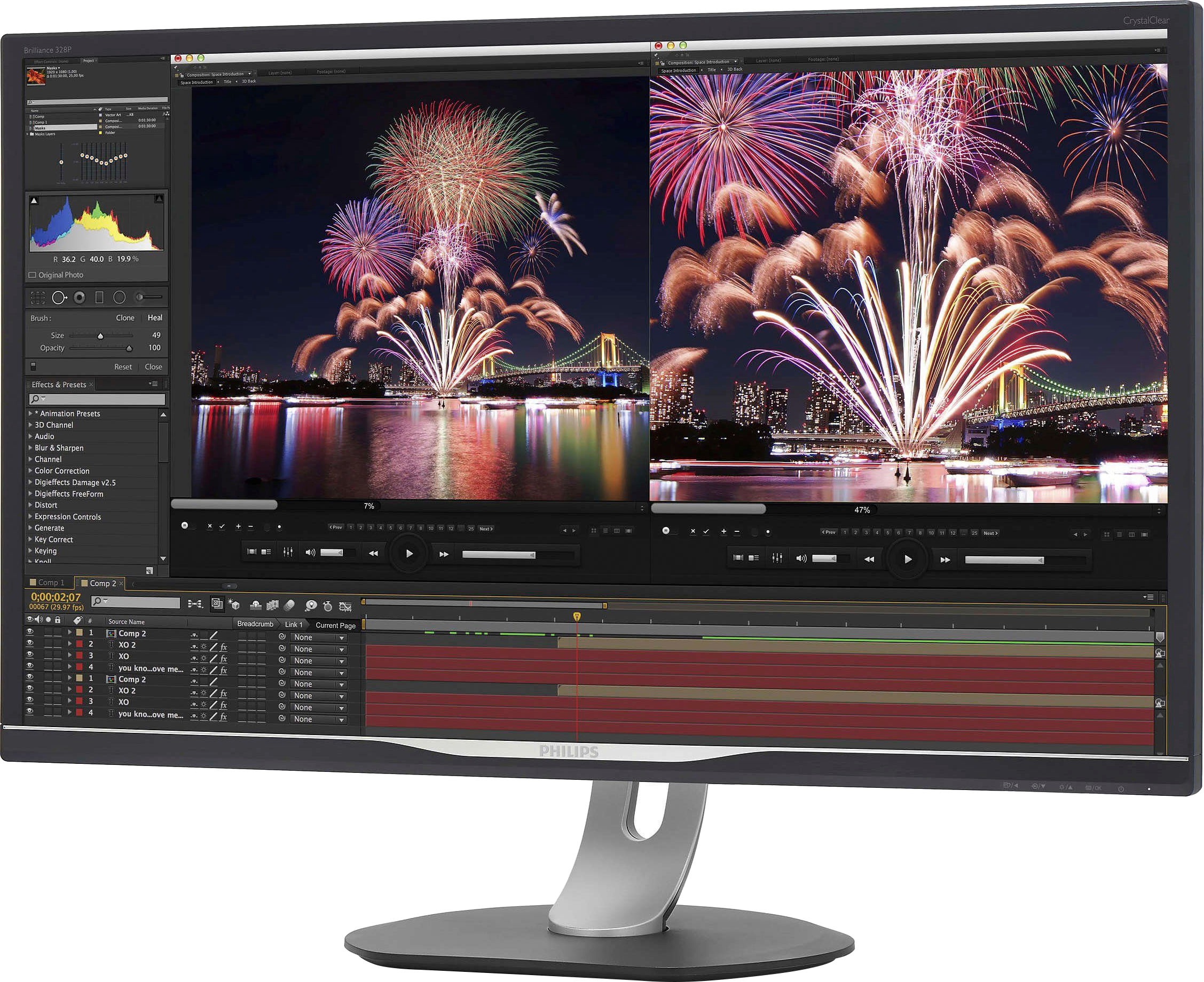 Philips LED-Monitor »328P6VUBREB«, 80 cm/31,5 Zoll, 3840 x 2160 px, 60 Hz