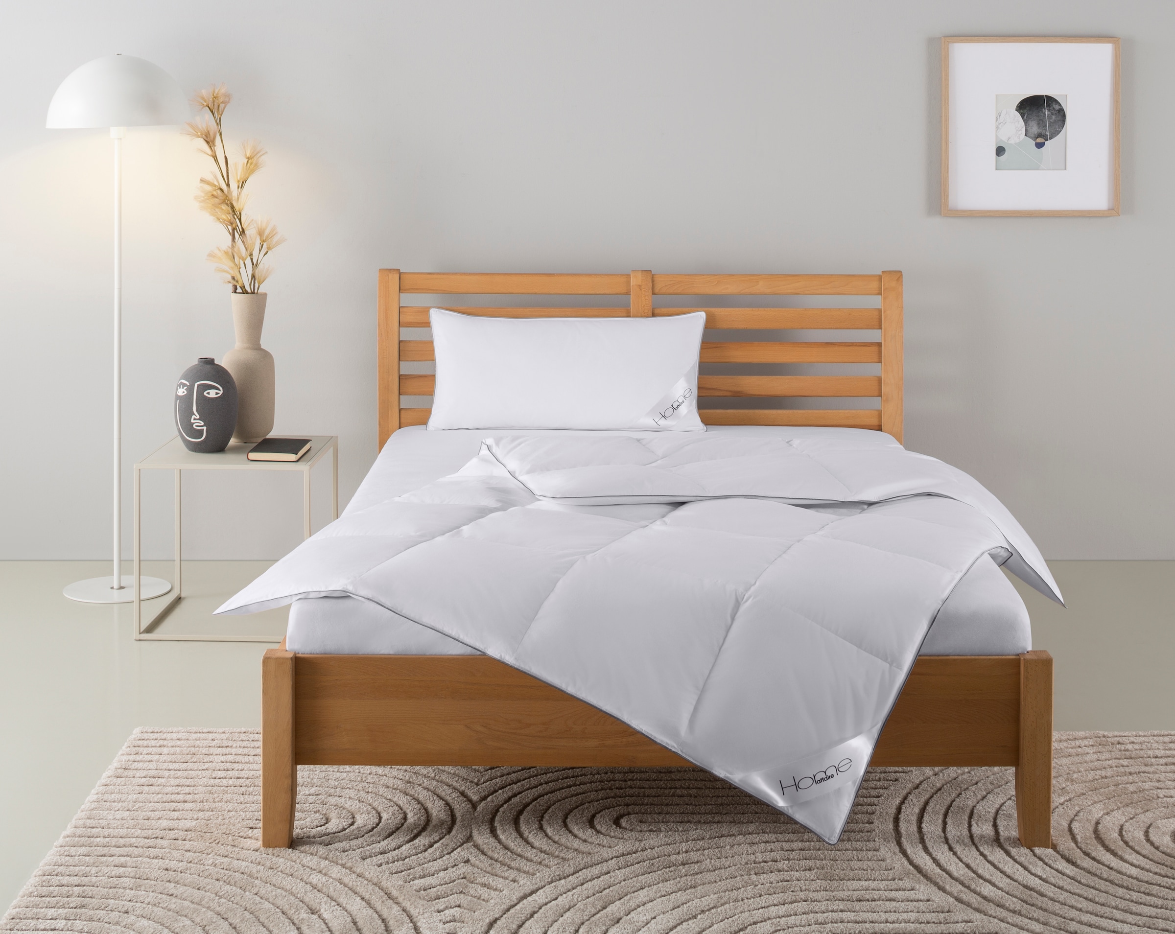 OTTO home Daunenbettdecke + Kopfkissen "Moulle, Bettdecke in 135x200 cm, 15 günstig online kaufen