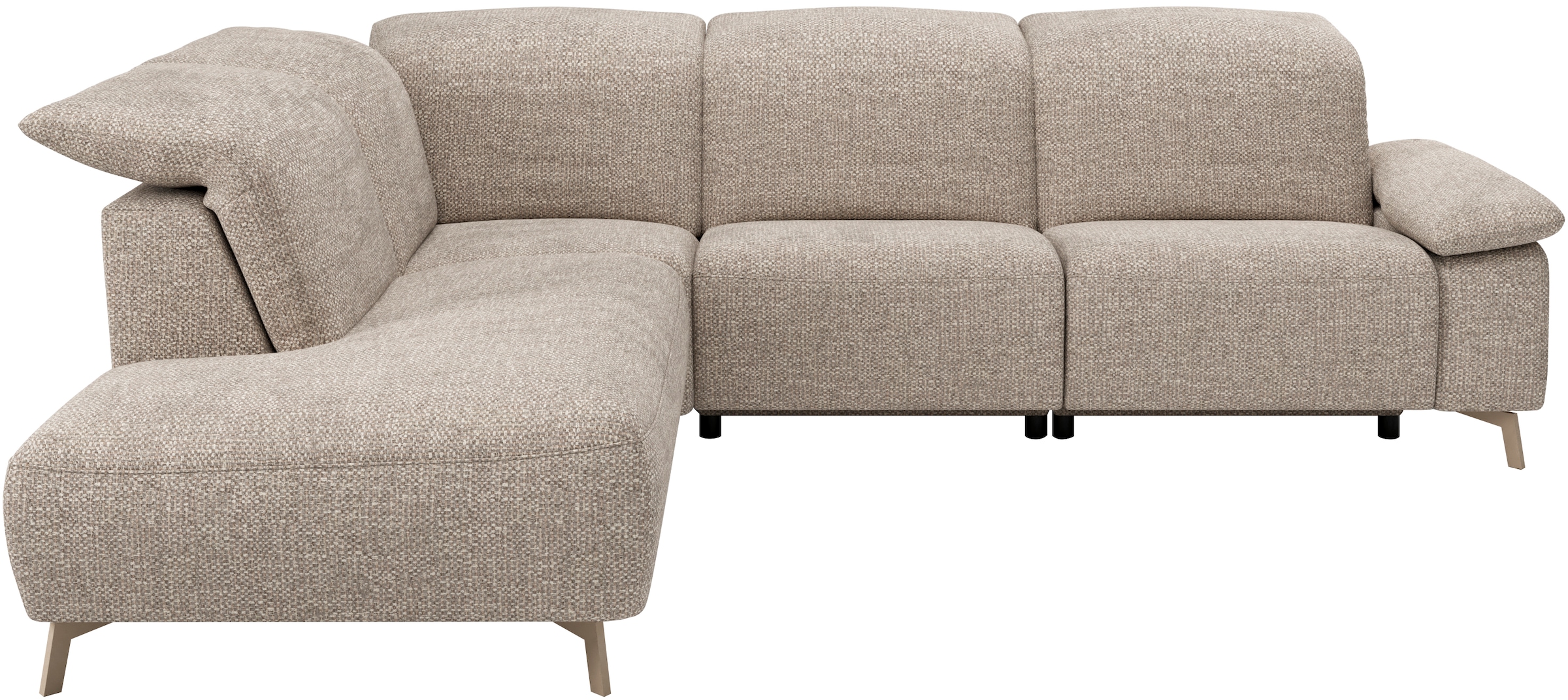 Musterring Ecksofa "MR 370, intelligenter Komfort im modernen Design" Optionale Relaxfunktion, flexible Kopfteile & klappbare Armlehnen