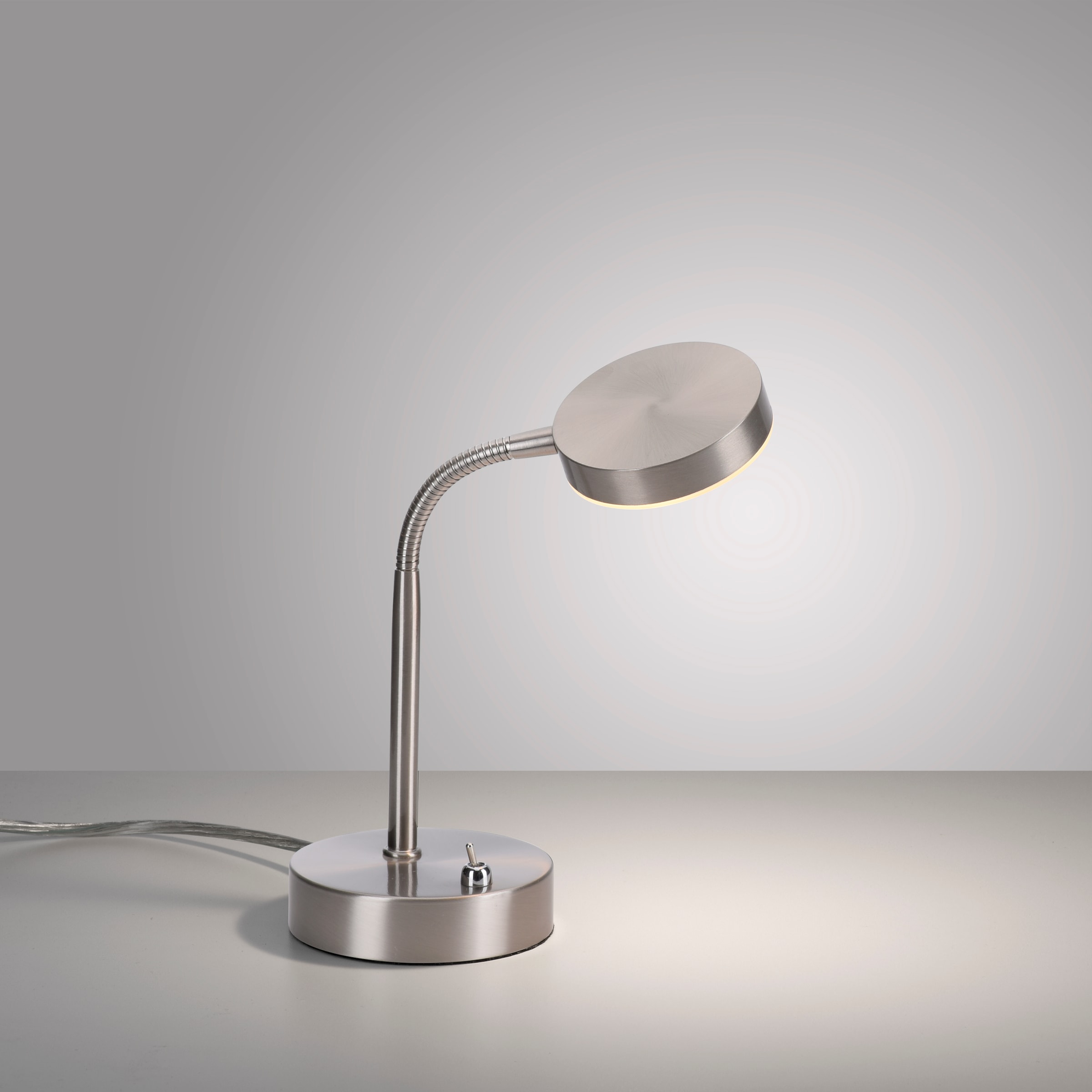 JUST LIGHT Schreibtischleuchte »HENSKEN«, Leuchtmittel LED-Board | LED fest integriert, LED, Schalter, Kippschalter