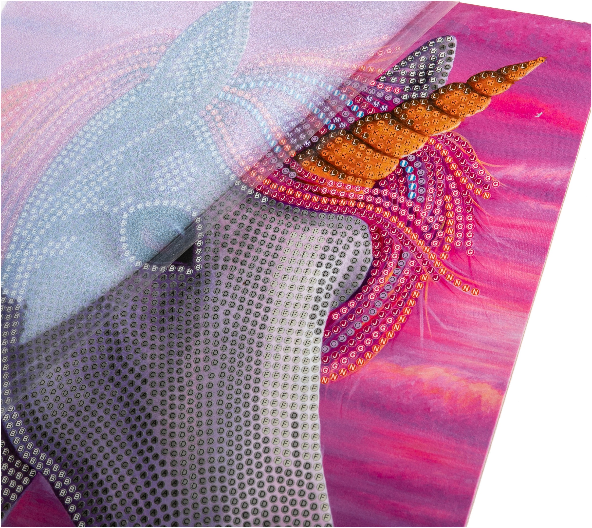 CRAFT Buddy Kreativset »Crystal Art, Einhorn« mit Rahmen