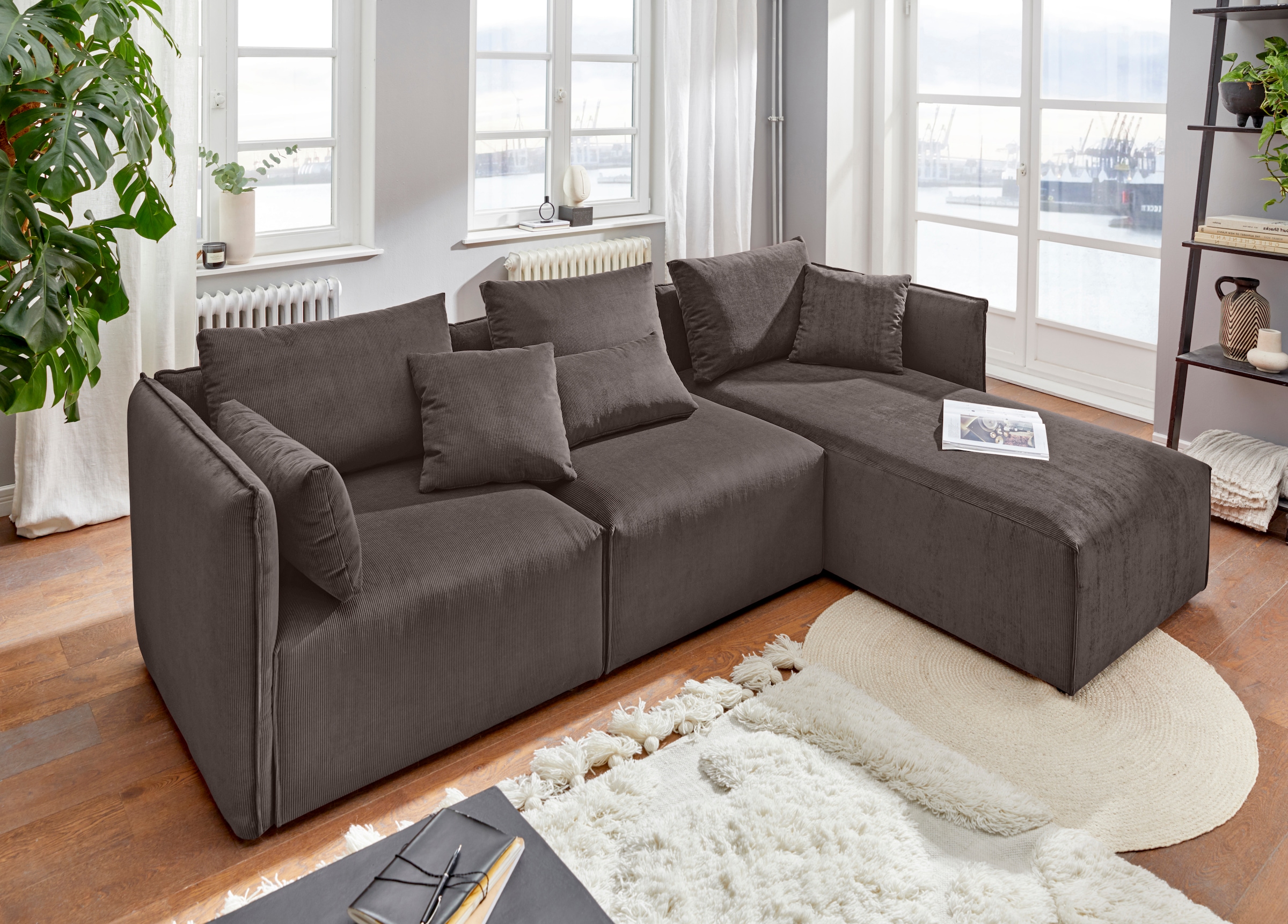 OTTO home Ecksofa "Nöre L-Form" 3 Teile, in vielen Bezugsqualitäten und Far günstig online kaufen