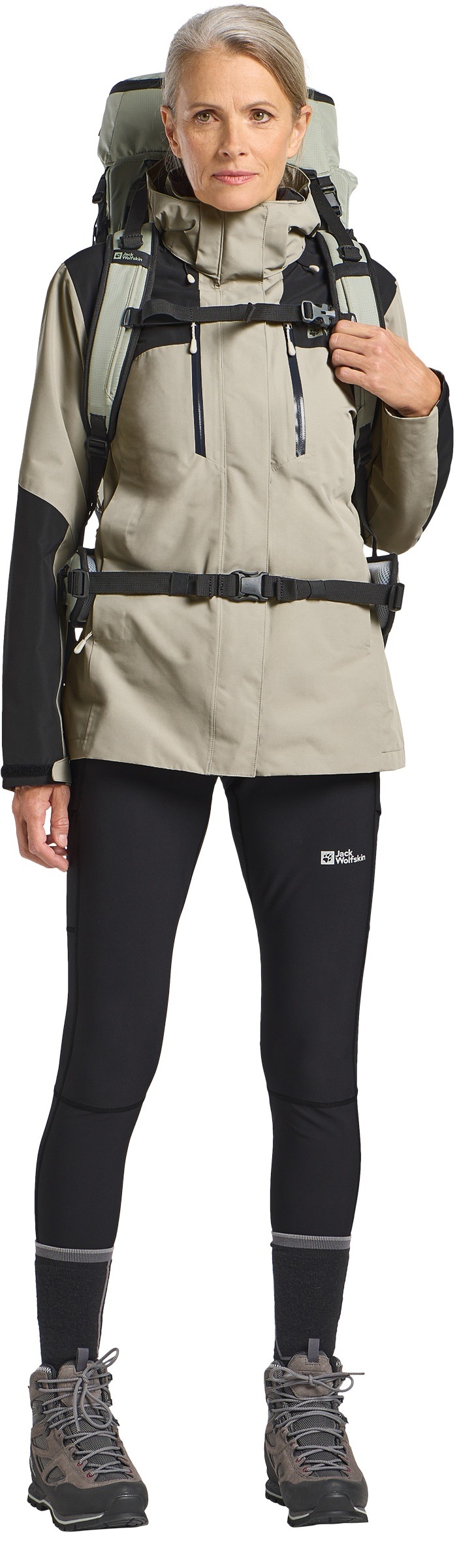 Jack Wolfskin Outdoorjacke »JASPER 2L JKT W«, mit Kapuze