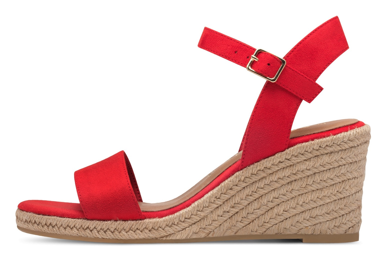 Tamaris Keilsandalette, Sommerschuh, Sandale, Keilabsatz, mit verstellbarem Riemchen
