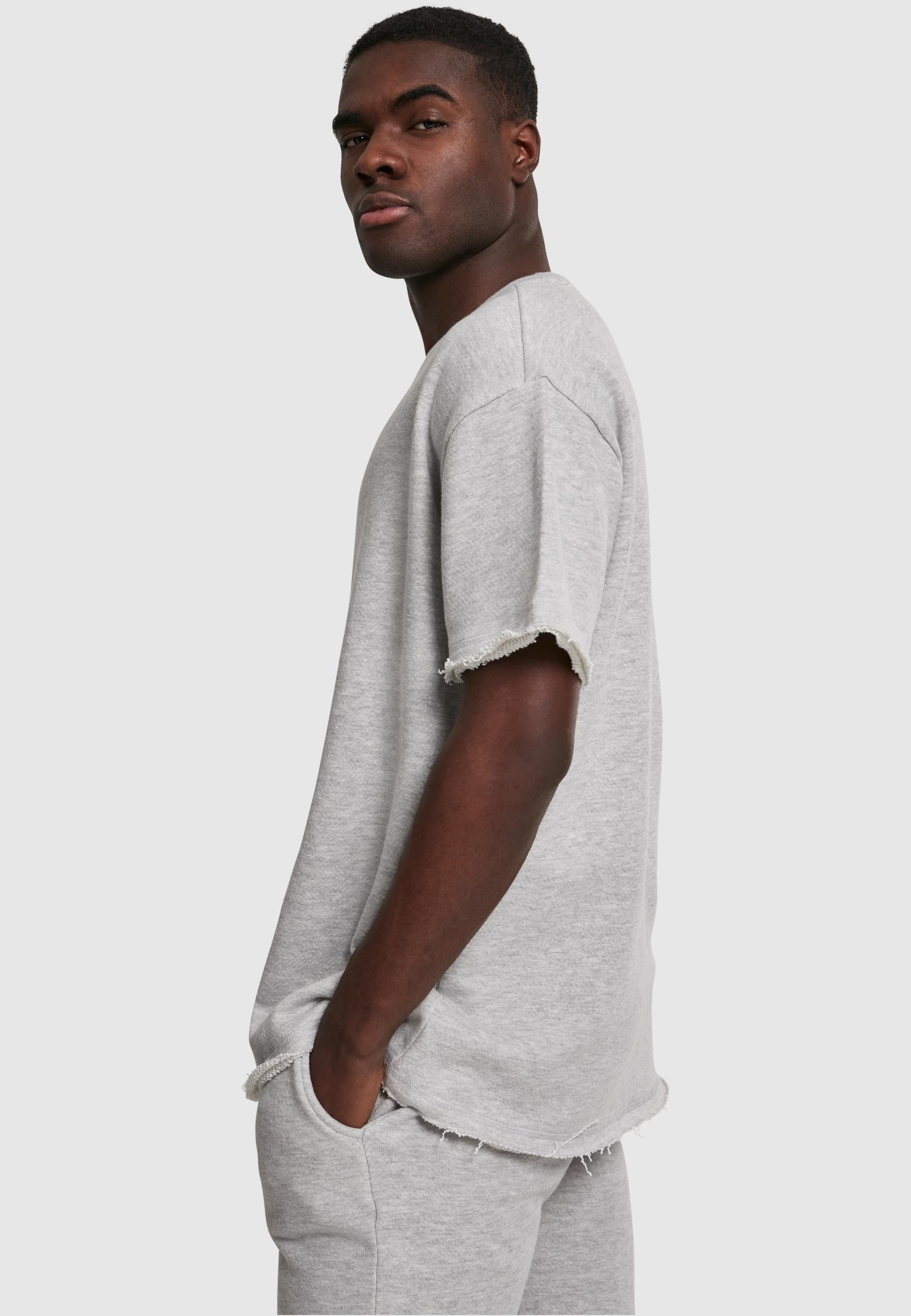URBAN CLASSICS T-Shirt »Urban Classics Herren Herringbone Terry Tee«, (1 tlg.)